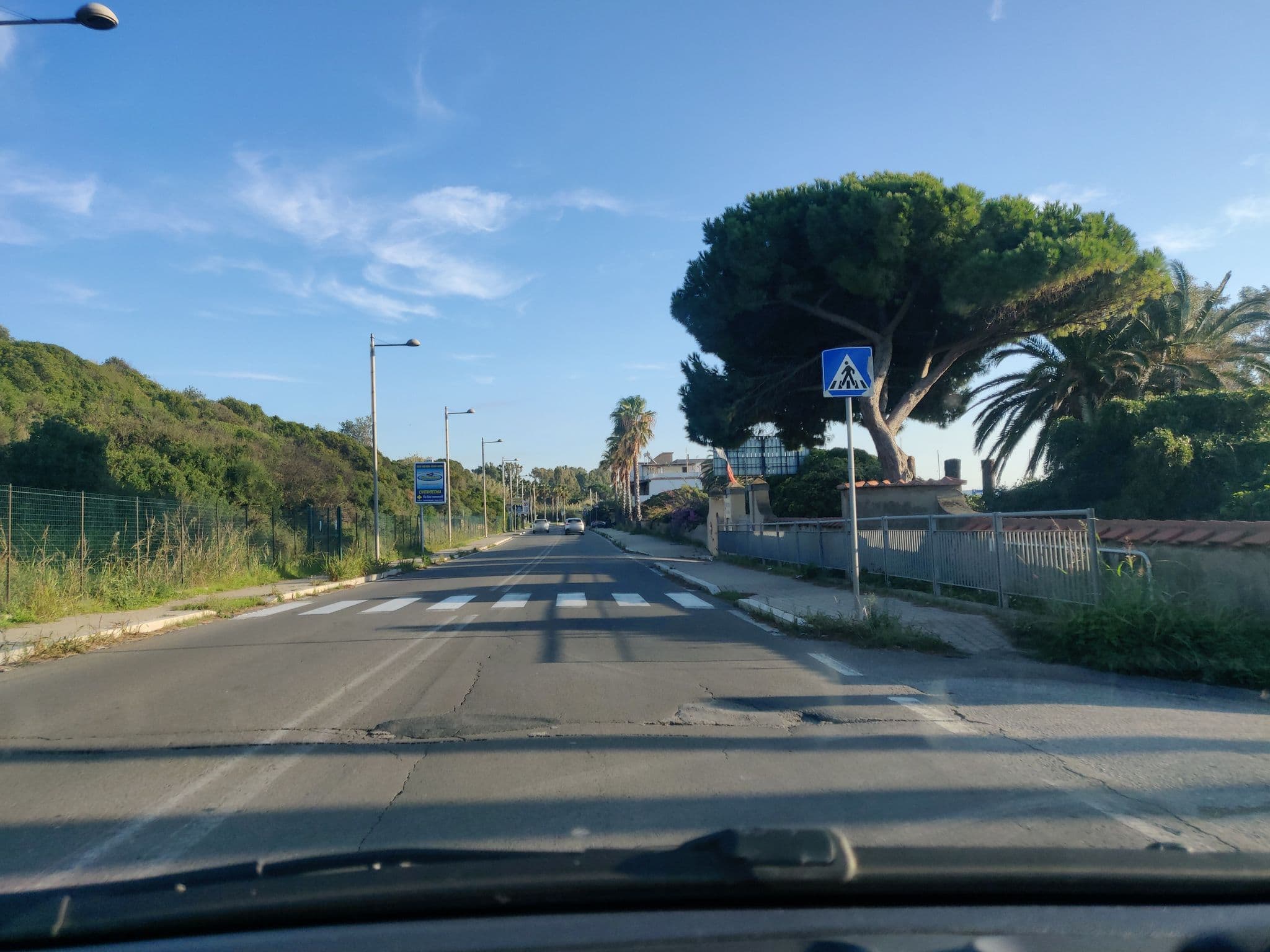 Street view near Piscina, Civitavecchia — © panbauletto (CC BY-SA · Mapillary)
