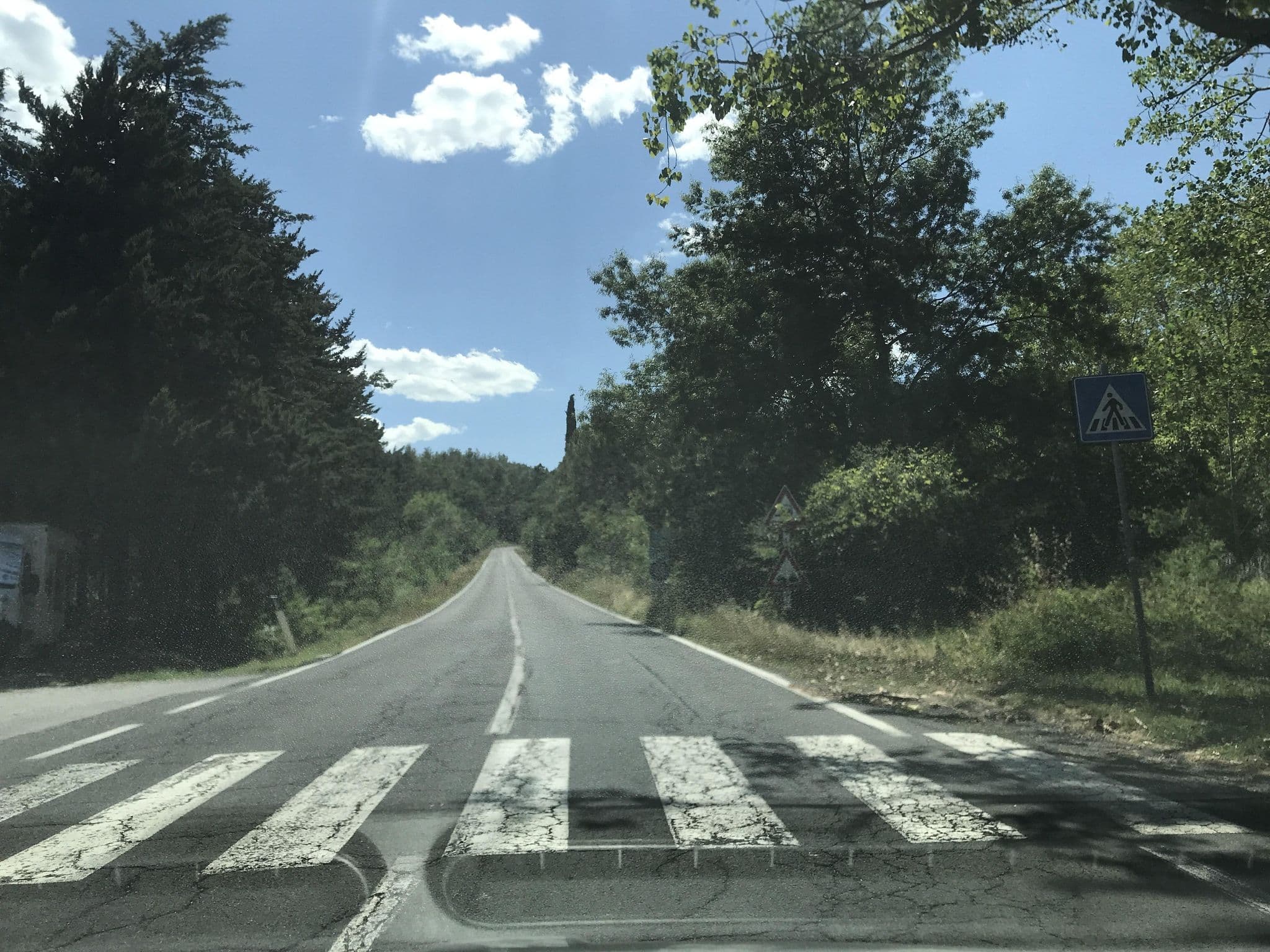 Street view near Le Sorgentelle, Abbadia San Salvatore — © panbauletto (CC BY-SA · Mapillary)