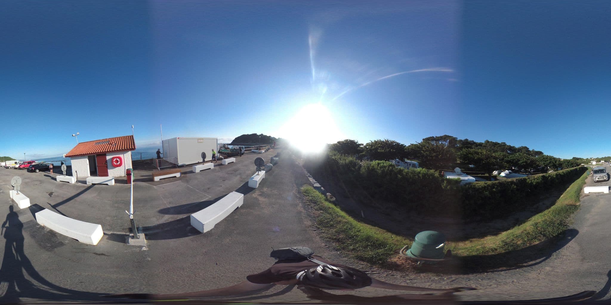 Street view near La Ferme Erromardie, Saint-Jean-de-Luz — © geovelo (CC BY-SA · Mapillary)