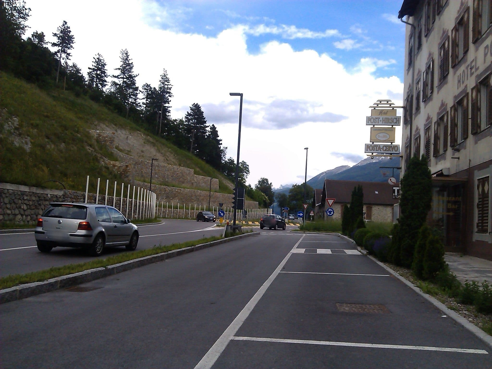 Street view near Hotel Posta Cervo, Prato Allo Stelvio — © changchun1 (CC BY-SA · Mapillary)