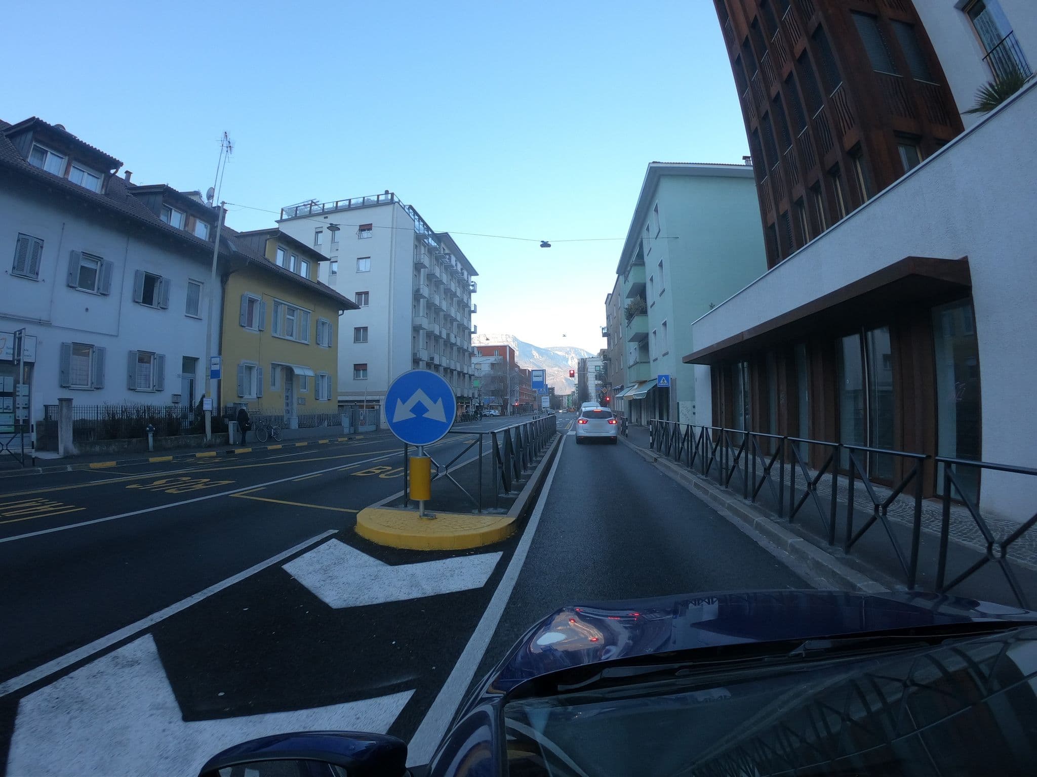 Street view near Albergo Anderlan, Bolzano — © chrisbeddow (CC BY-SA · Mapillary)