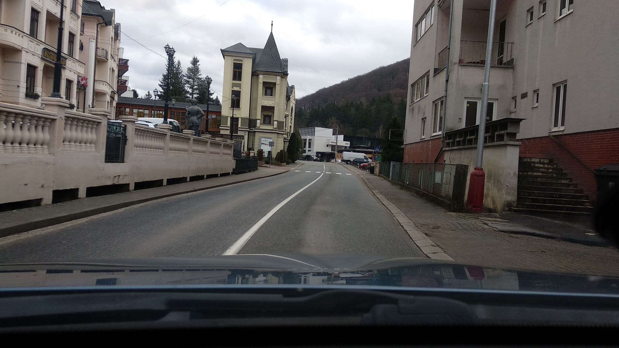 Street view near Esplanade, Trenčianske Teplice — © misko903 (CC BY-SA · Mapillary)