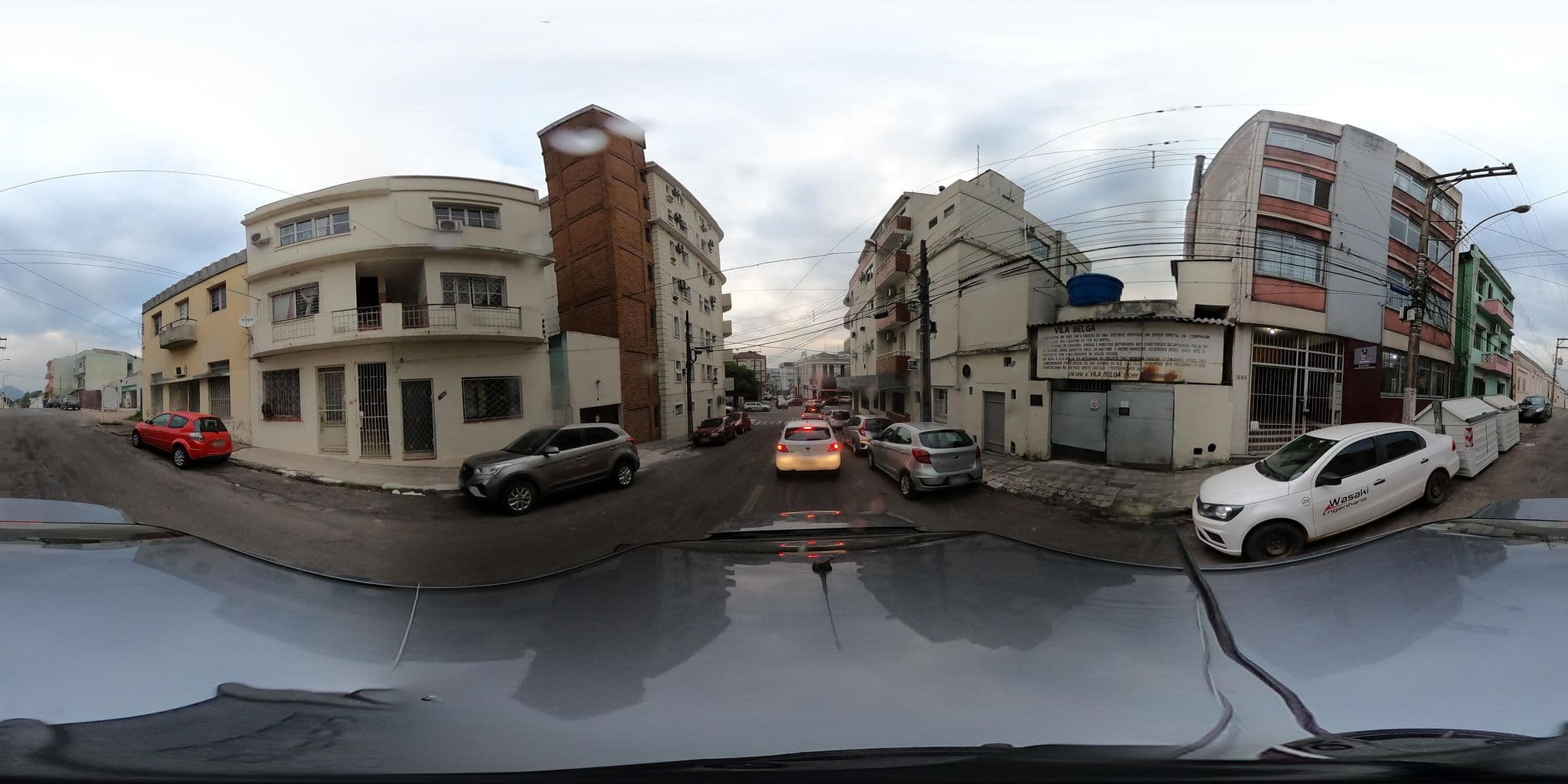 Street view near Hotel Don Rafael Executivo, Santa Maria — © santamariense (CC BY-SA · Mapillary)