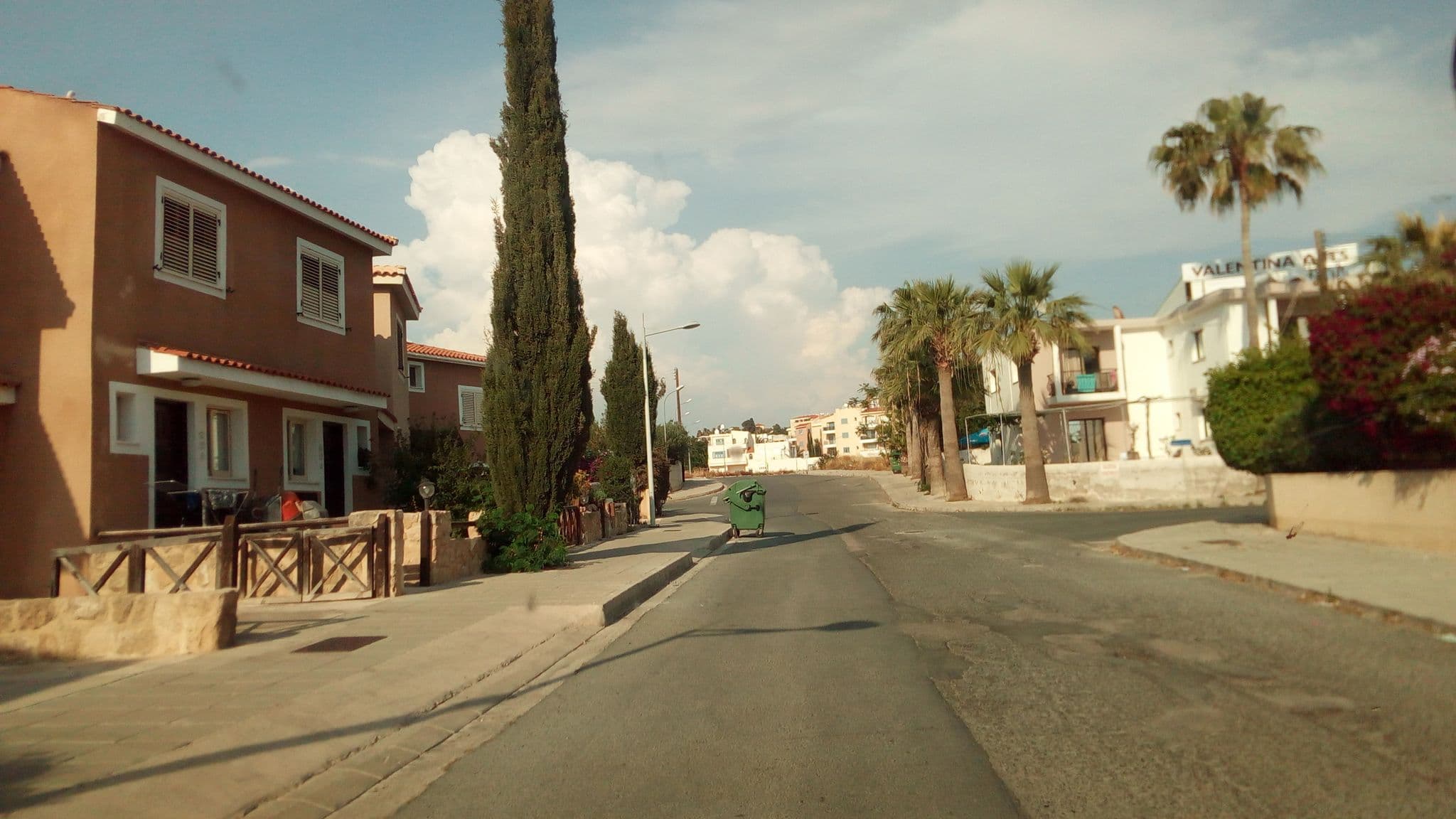 Street view near Valentina Appartments, Paphos — © stpkyriakou (CC BY-SA · Mapillary)