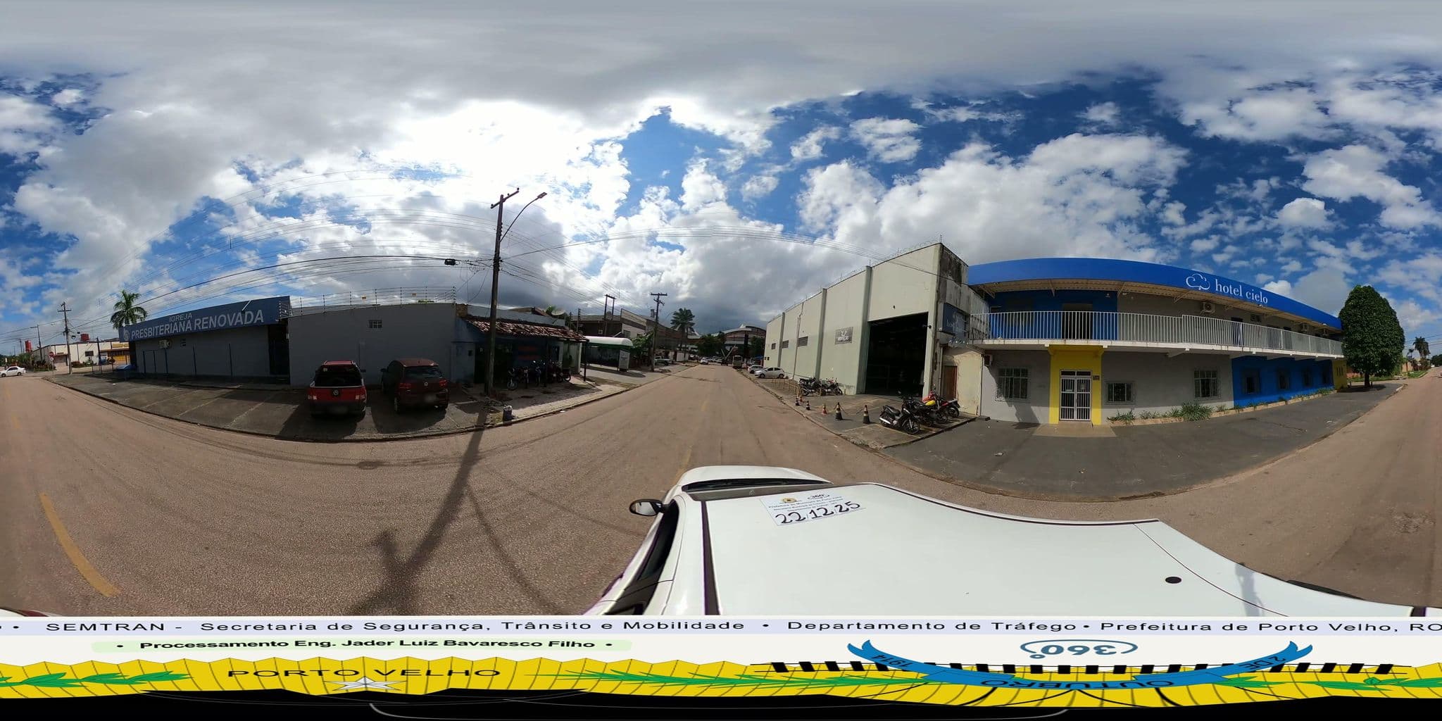 Street view near Hotel Cielo, Porto Velho — © jaderbavaresco (CC BY-SA · Mapillary)