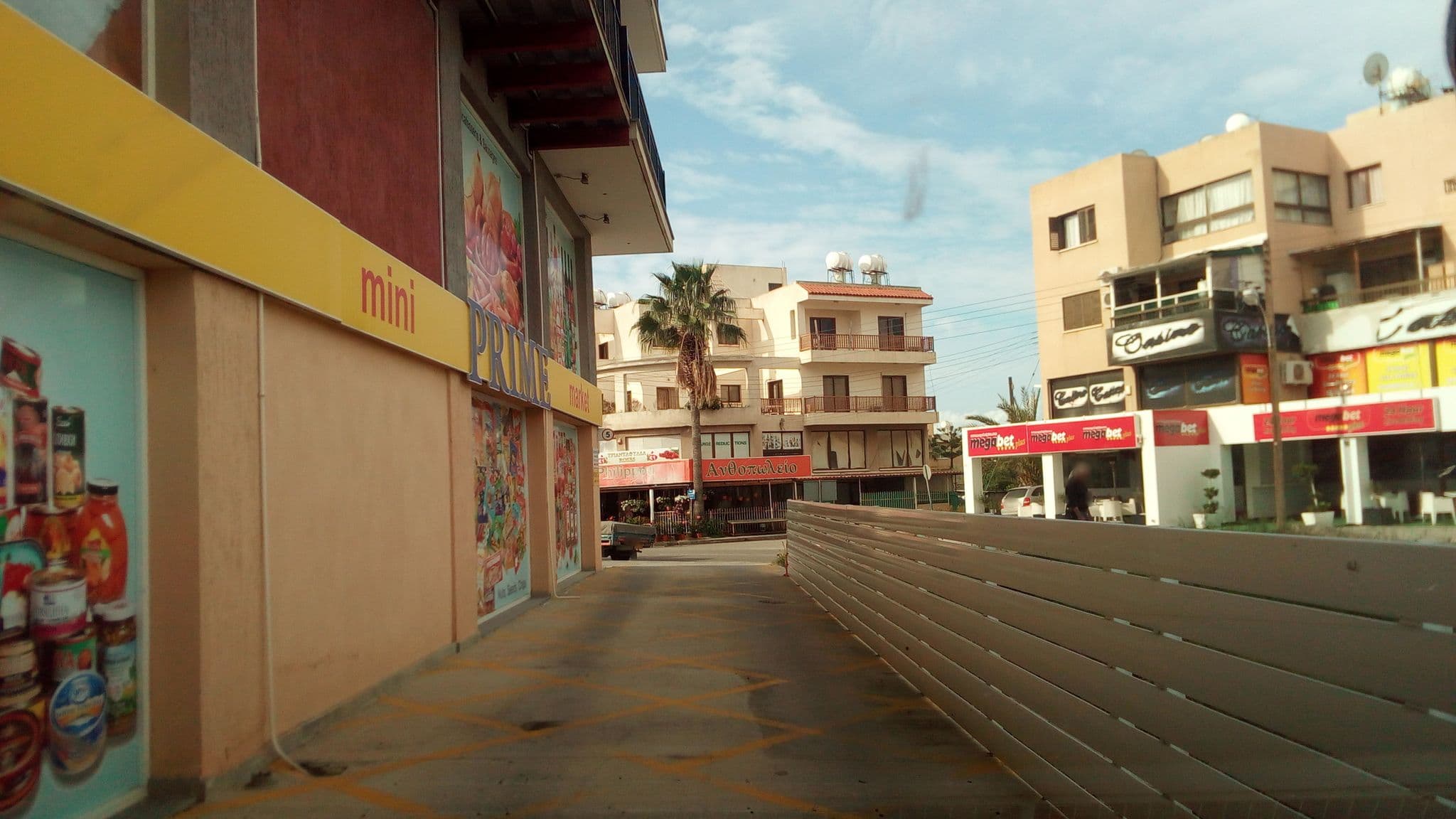 Street view near Valentino’s apartments, Paphos — © stpkyriakou (CC BY-SA · Mapillary)