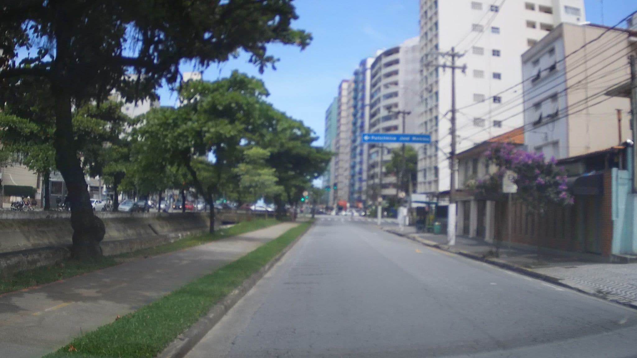Street view near Hotel Paulista Praia, Santos — © marciosampaio (CC BY-SA · Mapillary)