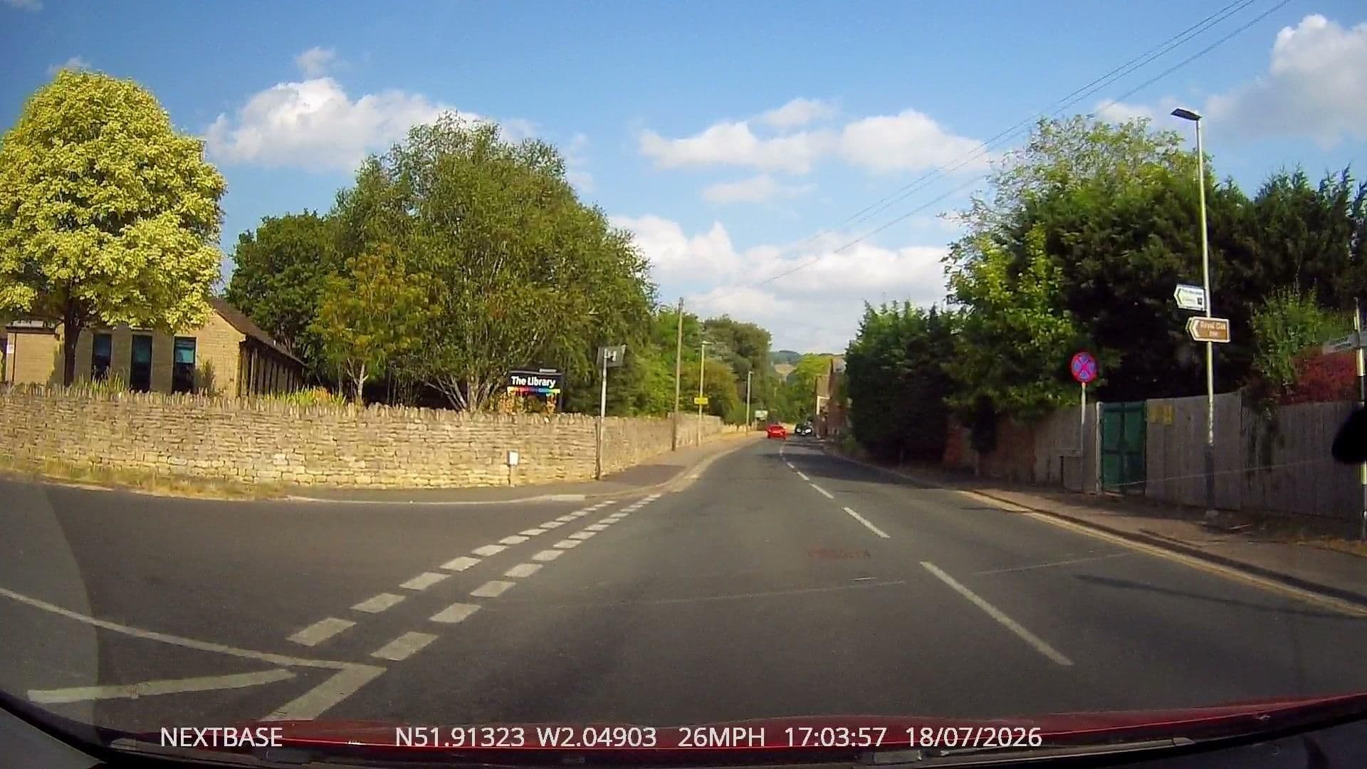 Street view near The Walnut Store, Cheltenham — © OrangeHurst97 (CC BY-SA · Mapillary)