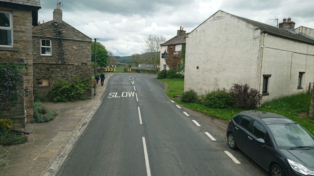 Street view near Cornlee Guest House, Leyburn — © skifans (CC BY-SA · Mapillary)
