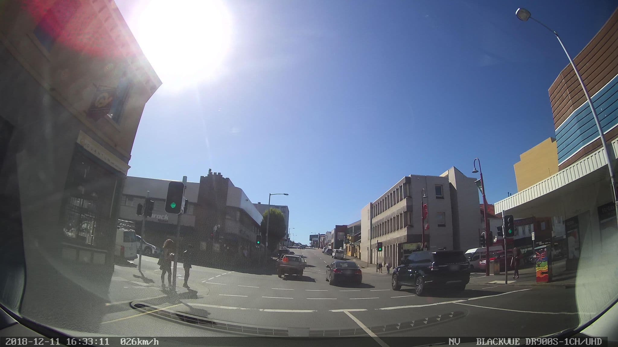 Street view near Shamrock Hotel, Hobart city centre — © tastrax (CC BY-SA · Mapillary)