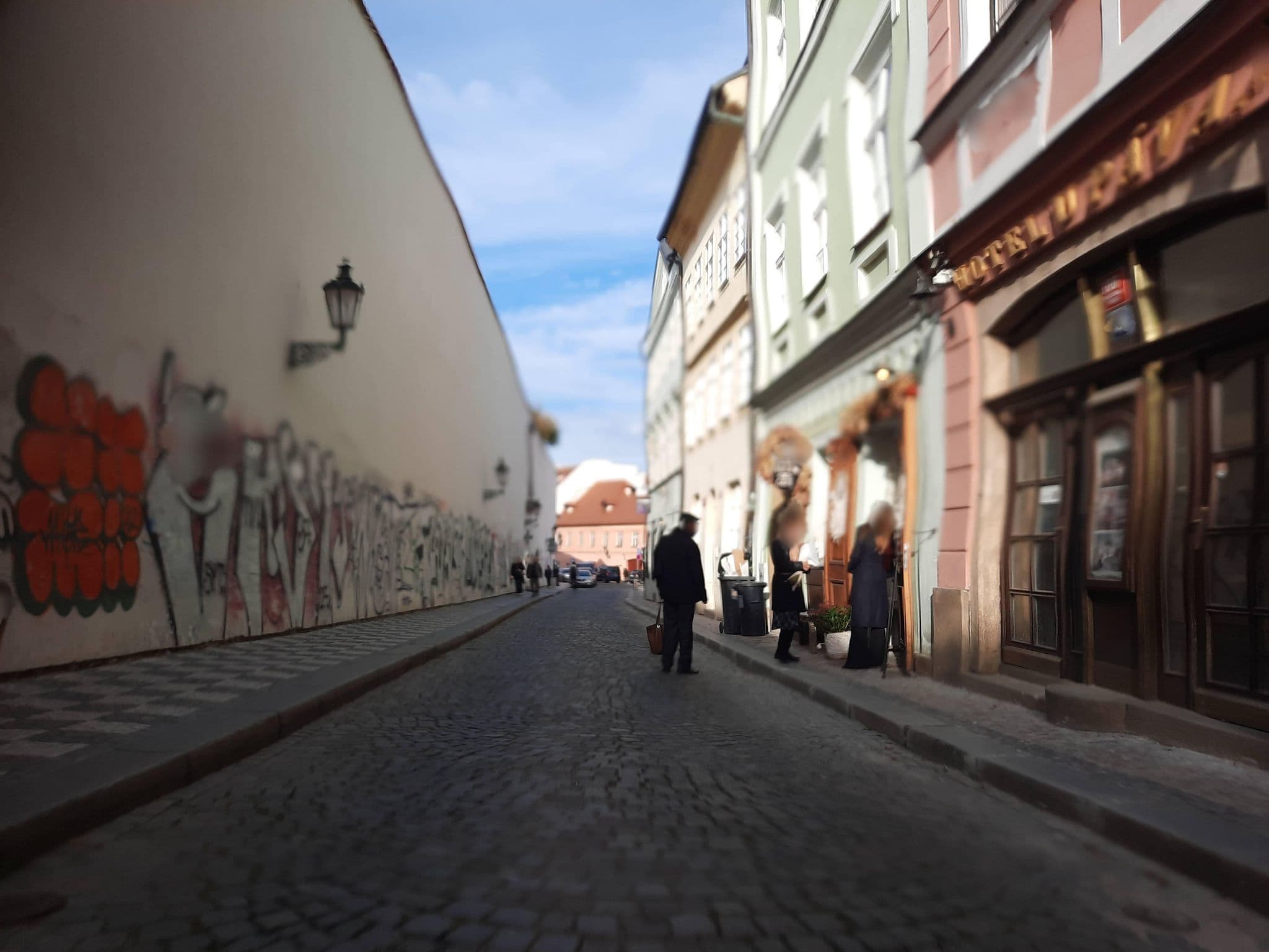 Street view near U Páva, Malá Strana — © ondrejlopatka (CC BY-SA · Mapillary)