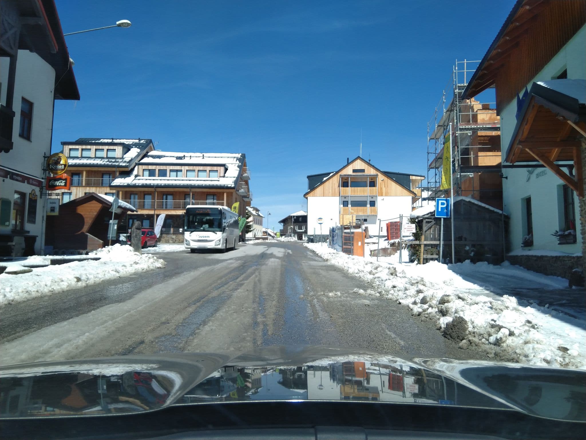 Street view near Kvilda Hotel, Stachy — © vwv (CC BY-SA · Mapillary)