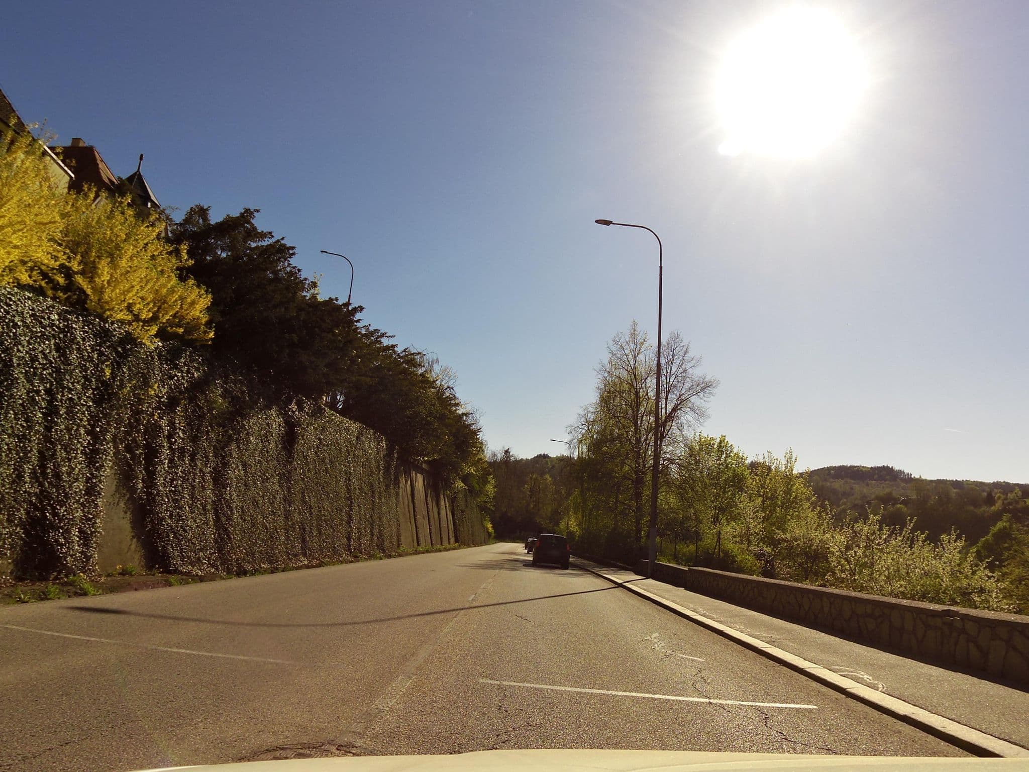 Street view near Penzion Svět, Český Krumlov