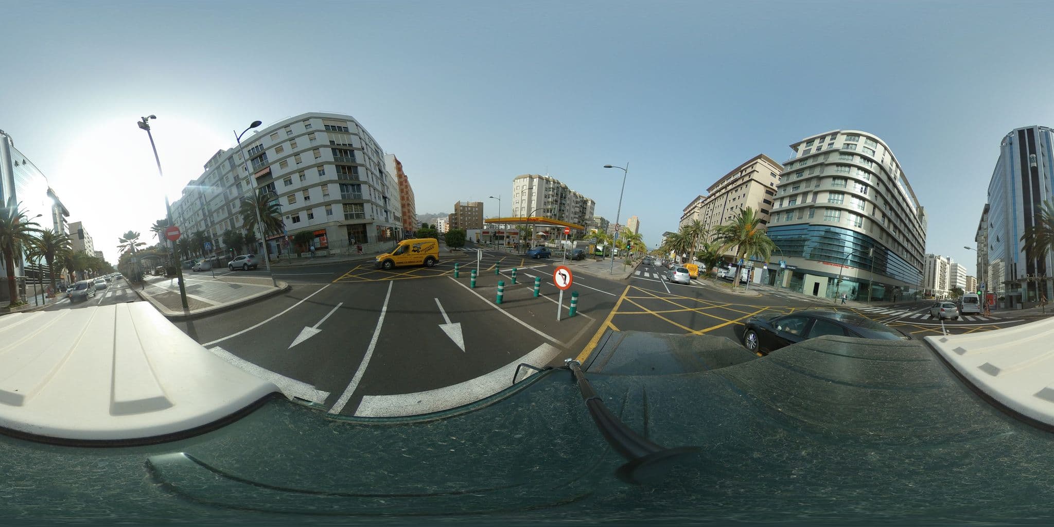 Street view near Hotel Silken Atlántida Santa Cruz, Santa Cruz de Tenerife — © javiersanp (CC BY-SA · Mapillary)