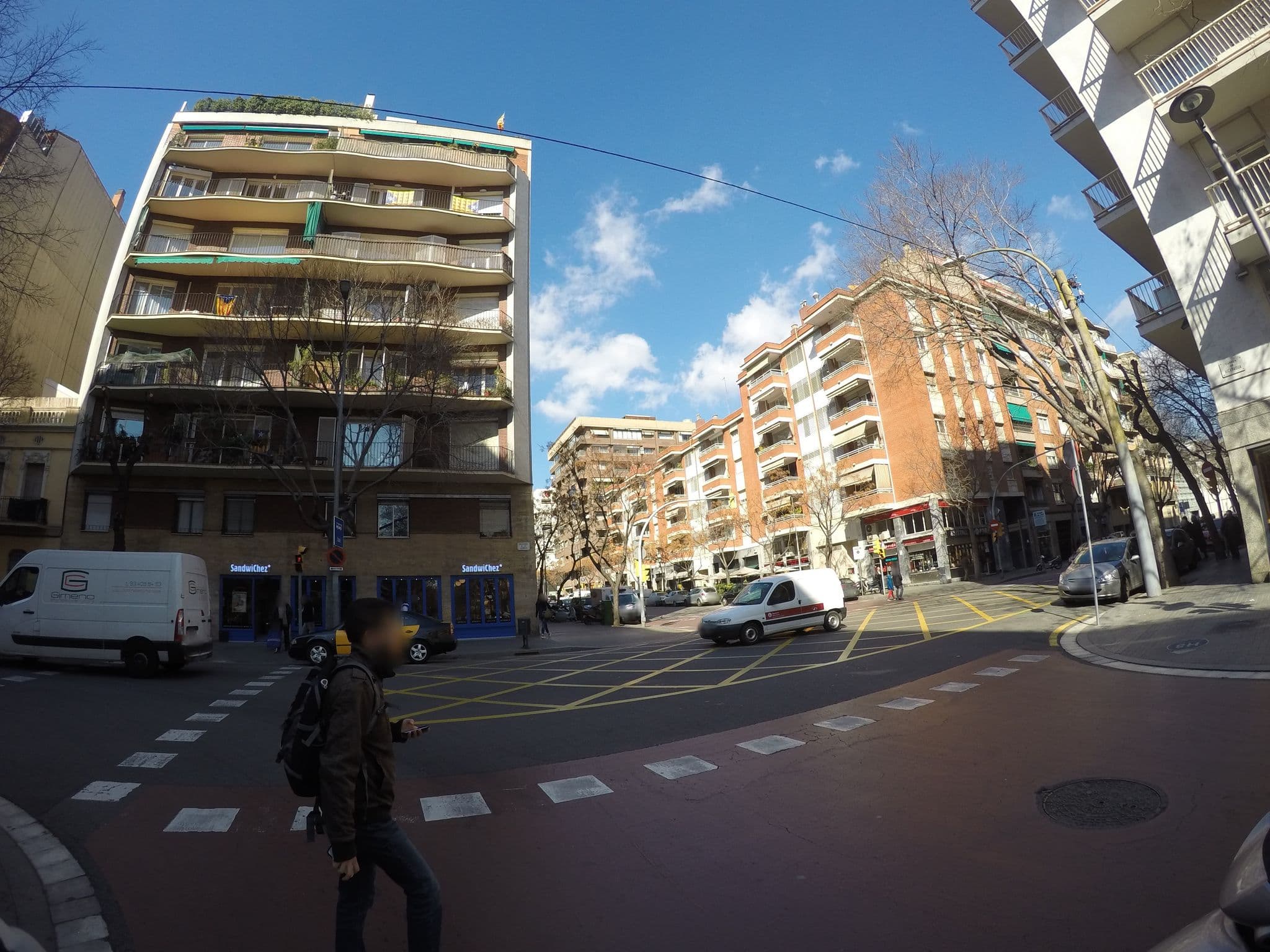 Street view near Hotel NH Barcelona Les Corts, Barri de les Corts — © ccossio (CC BY-SA · Mapillary)
