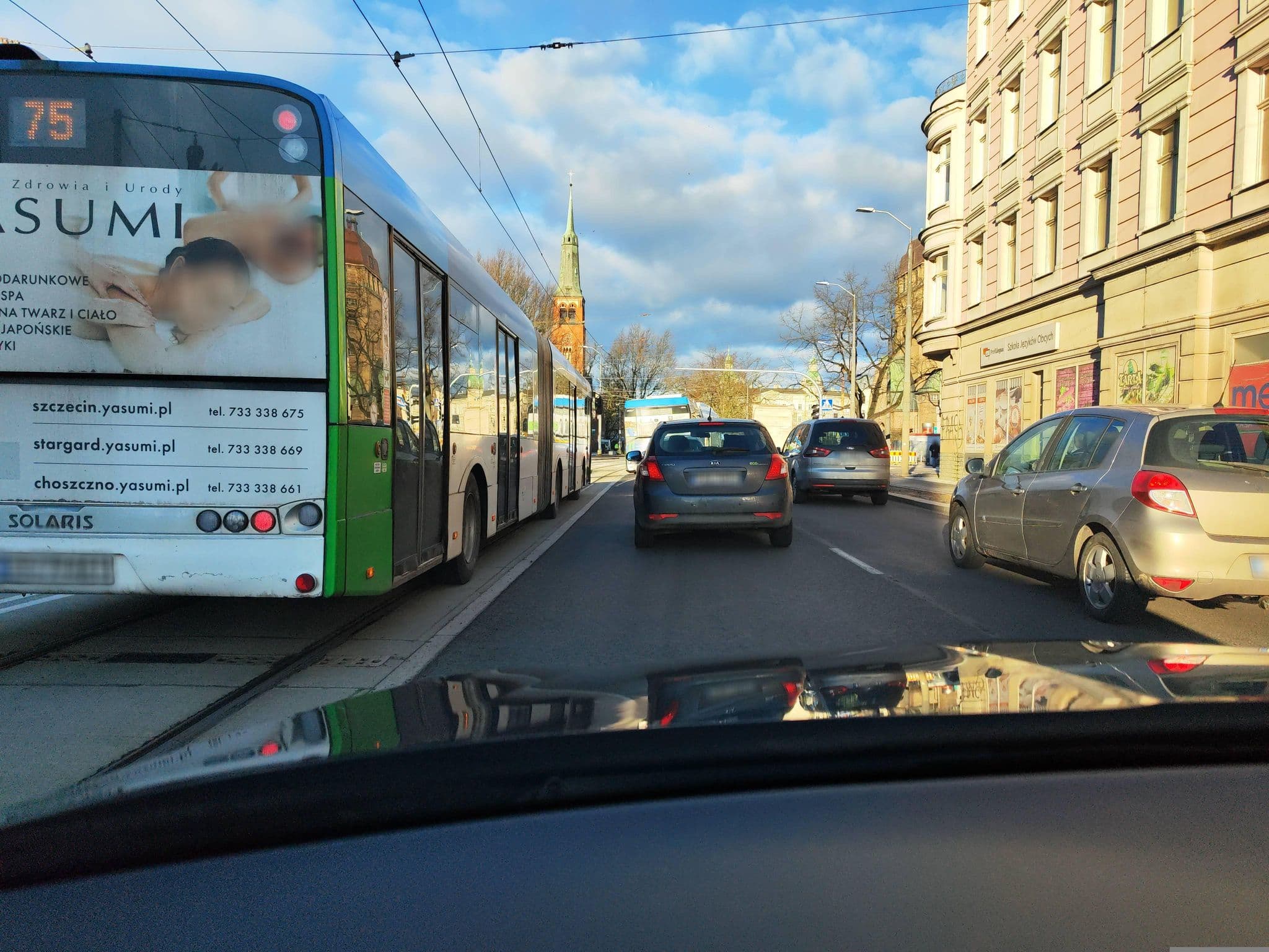Street view near moxy hotel, Szczecin — © d3mol3k (CC BY-SA · Mapillary)