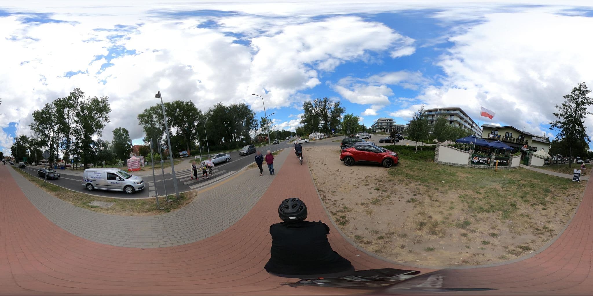 Street view near Lubar, Dziwnów — © RowerowyRozboojnik (CC BY-SA · Mapillary)