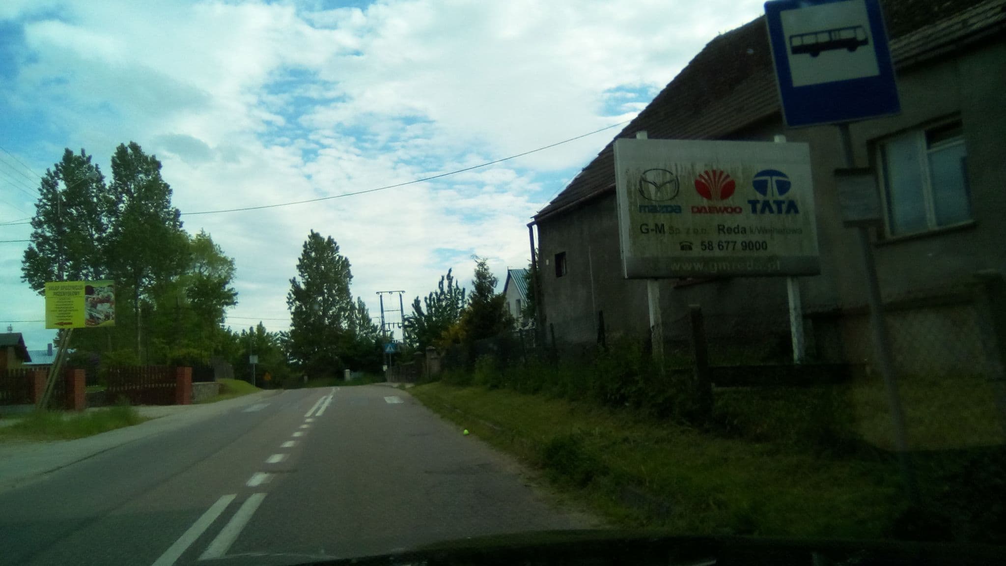 Street view near Wynajem Pokoi Erika Budnik, Wierzchucino — © and987 (CC BY-SA · Mapillary)