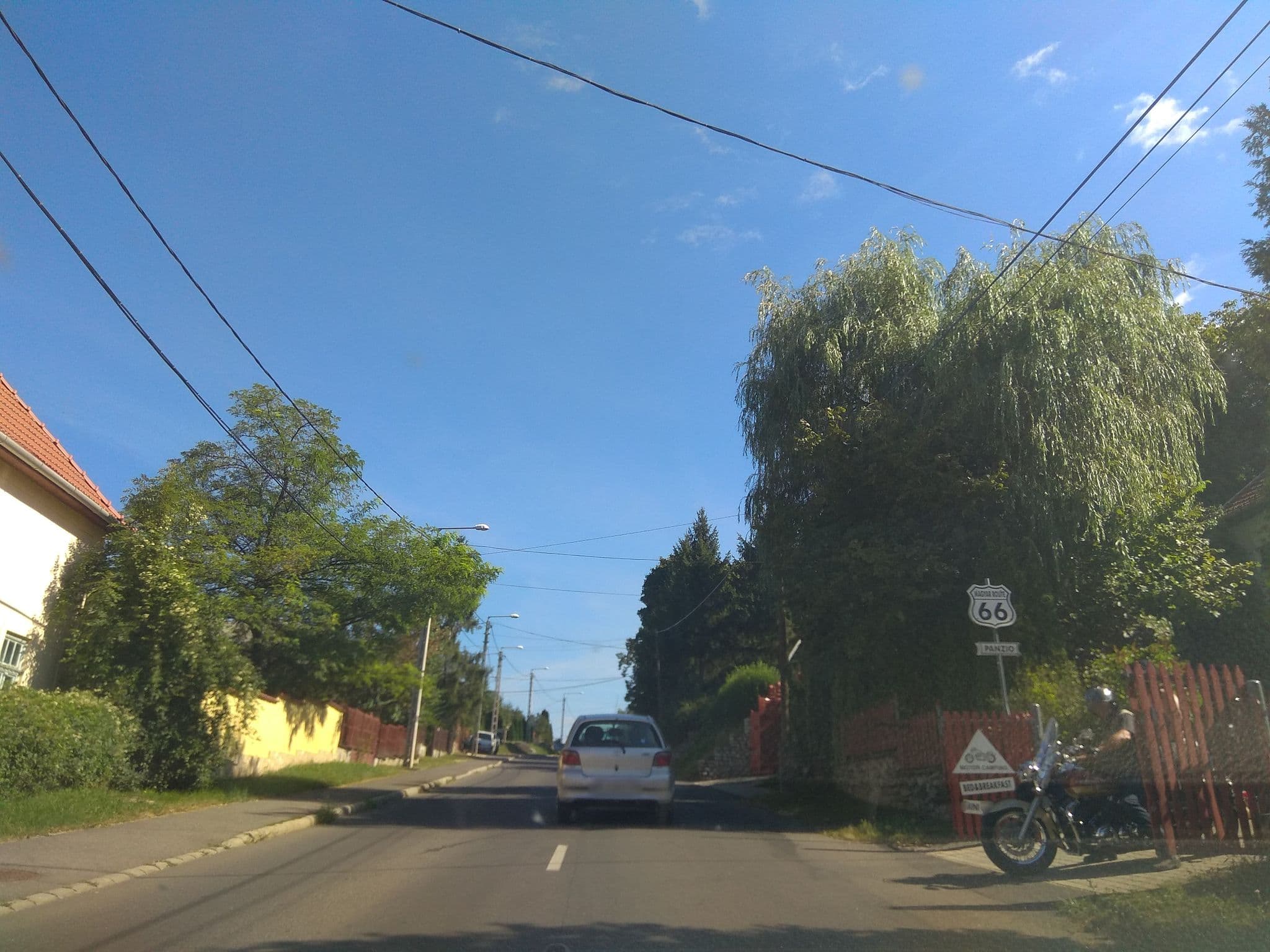 Street view near Magyar Route 66 motoros panzió, Szilvásvárad — © dyaz (CC BY-SA · Mapillary)