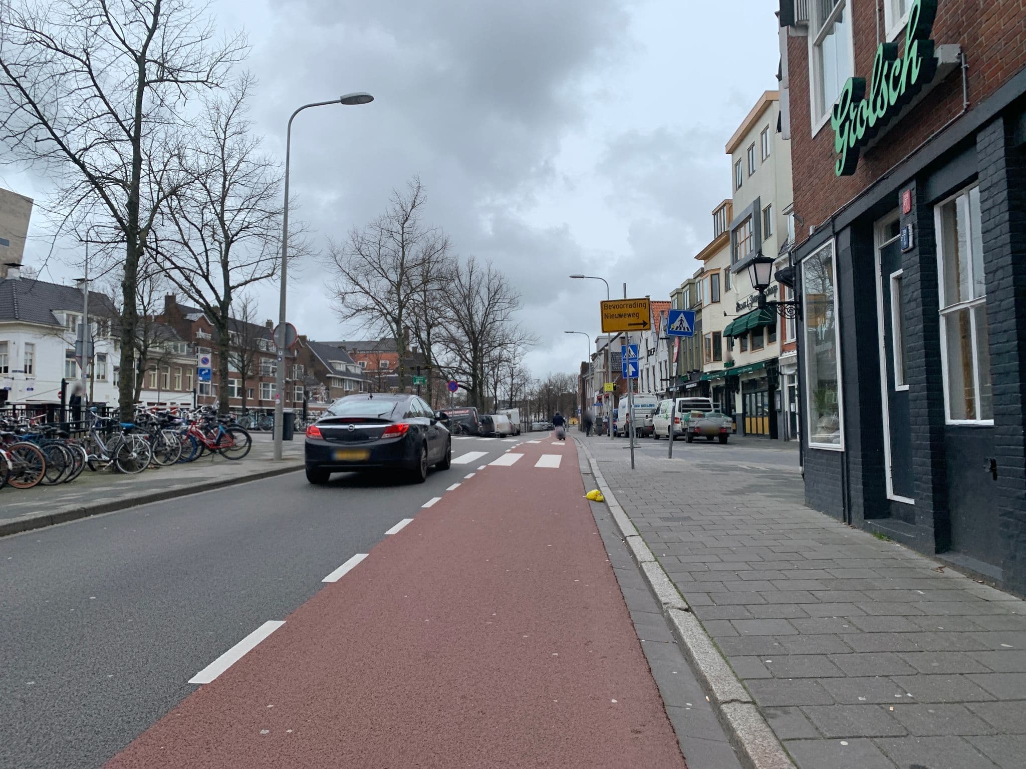 Street view near Suzies, Groningen — © pLyMiEwGpWDLryMacQzo (CC BY-SA · Mapillary)
