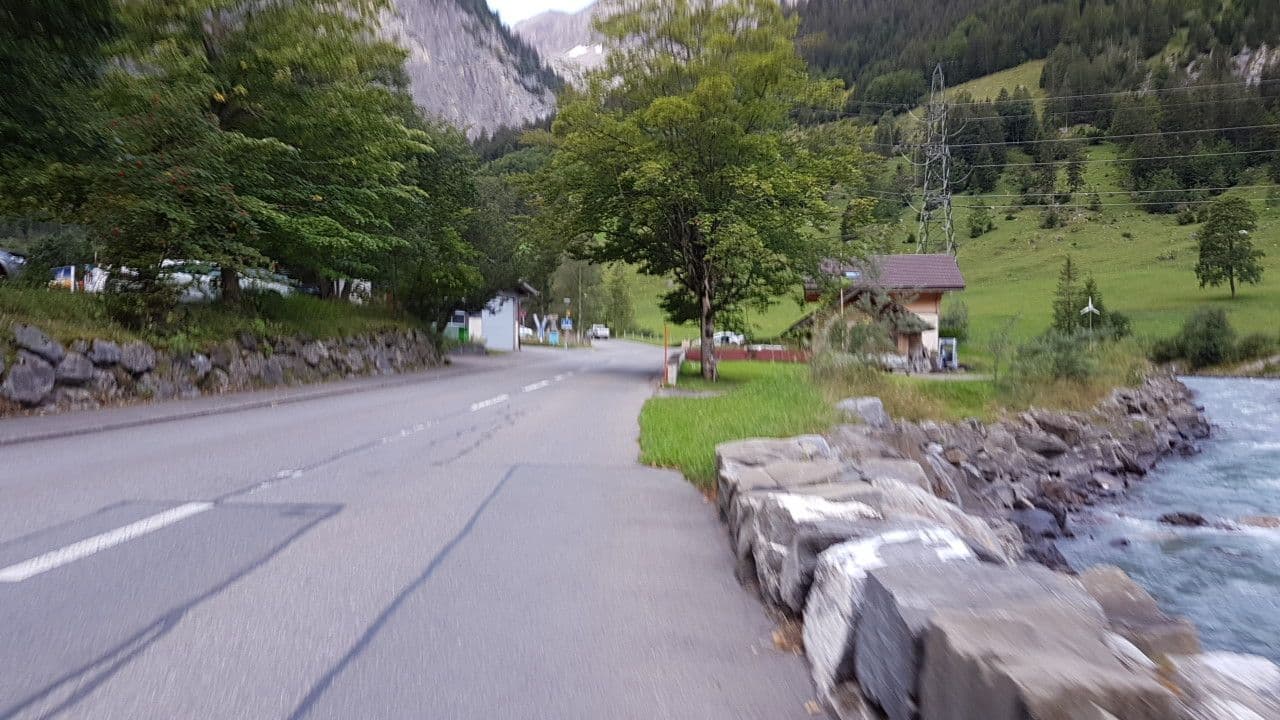 Street view near Hotel Alpen-rose, Kandersteg — © trac71 (CC BY-SA · Mapillary)
