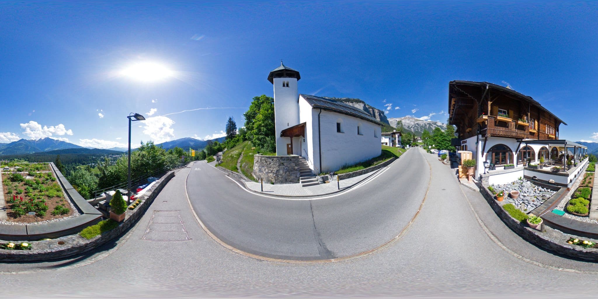 Street view near Hotel-Restaurant Fidazerhof AG, Flims — © AllWays360 (CC BY-SA · Mapillary)
