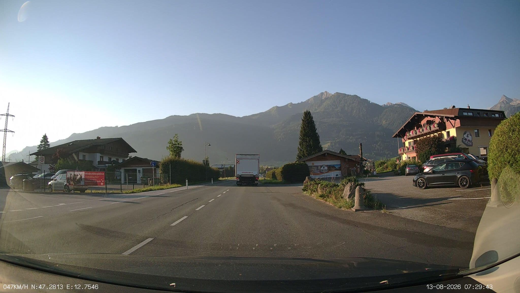 Street view near Pension St. Georg, Kaprun — © heetENkoel (CC BY-SA · Mapillary)