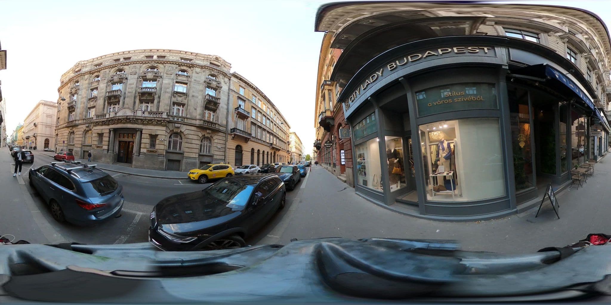Street view near Apartment Saint Stephen, Lipótváros — © grozsa11 (CC BY-SA · Mapillary)