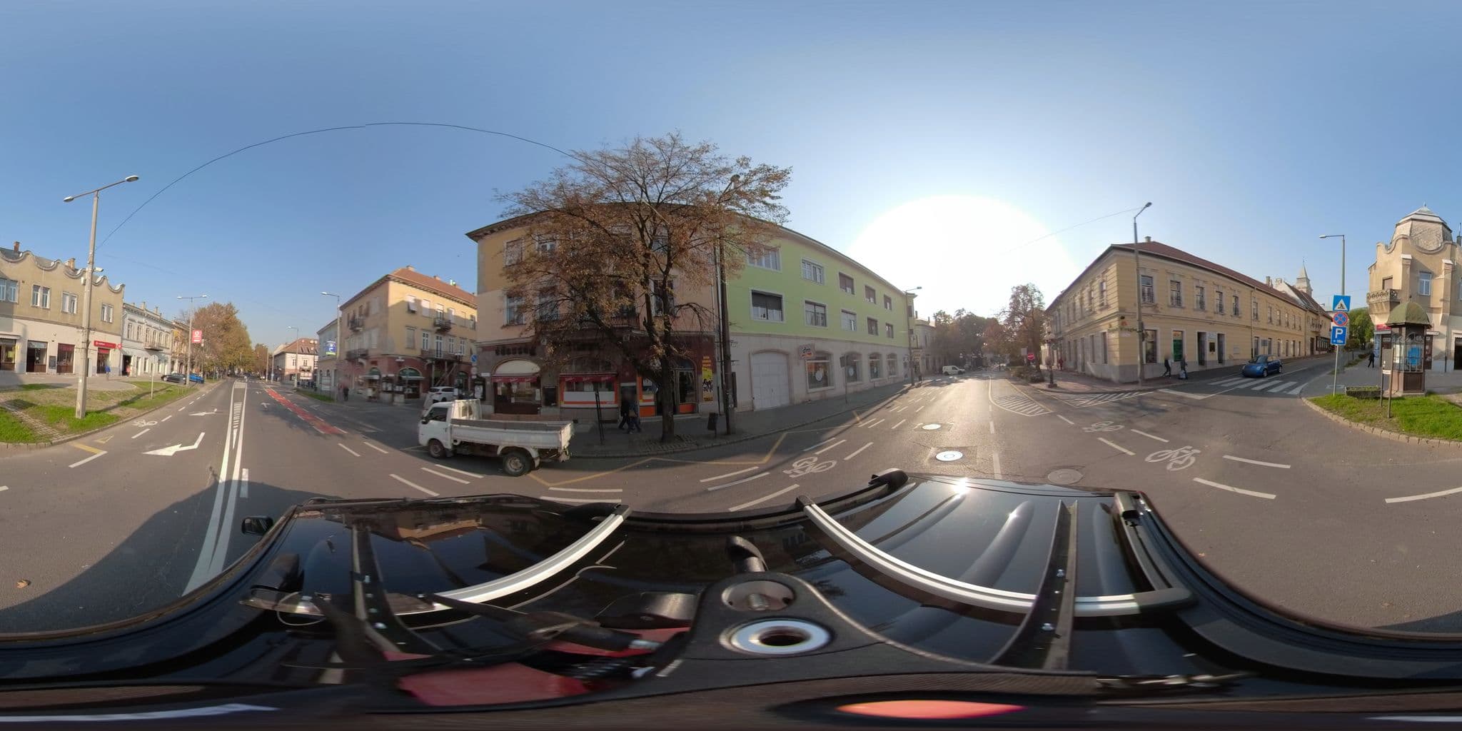 Street view near CentRoom Apartman, Sátoraljaújhely — © gmarta (CC BY-SA · Mapillary)