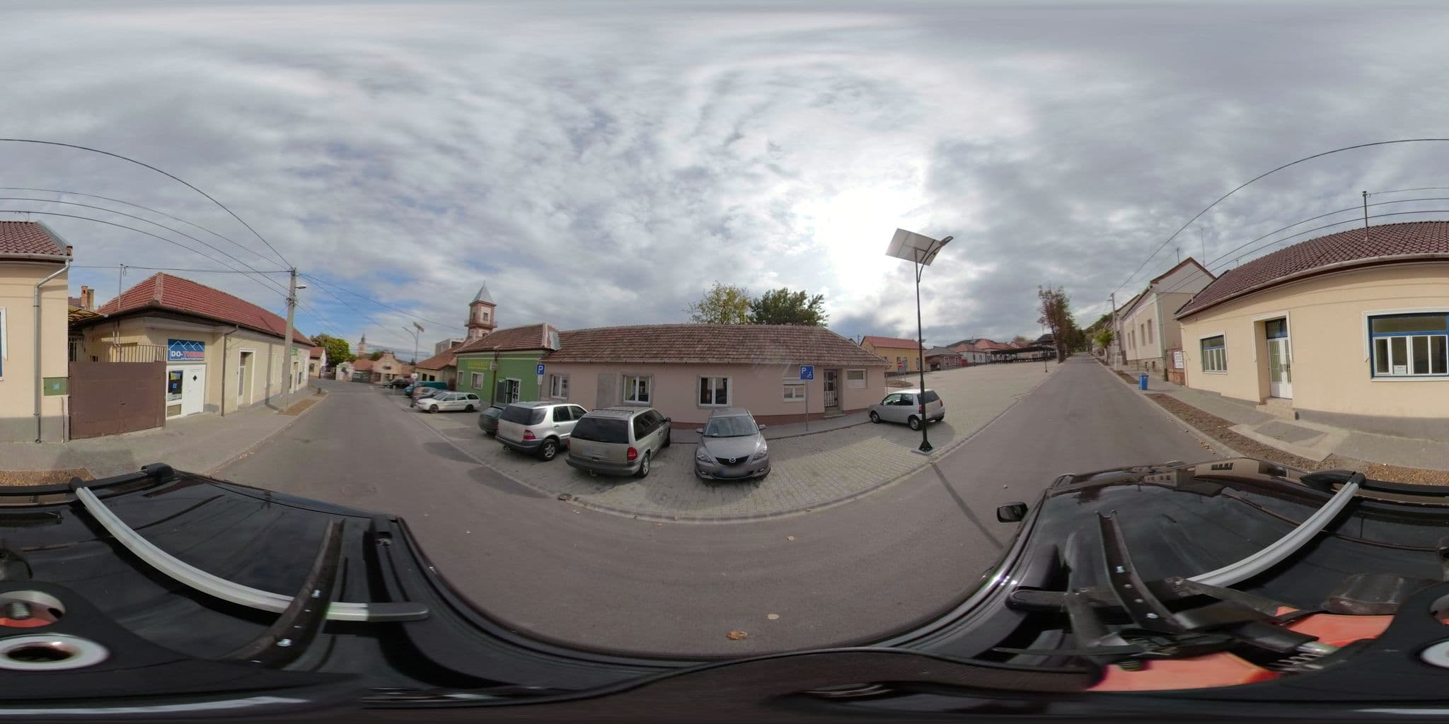 Street view near Várhegy Apartman, Sátoraljaújhely — © gmarta (CC BY-SA · Mapillary)