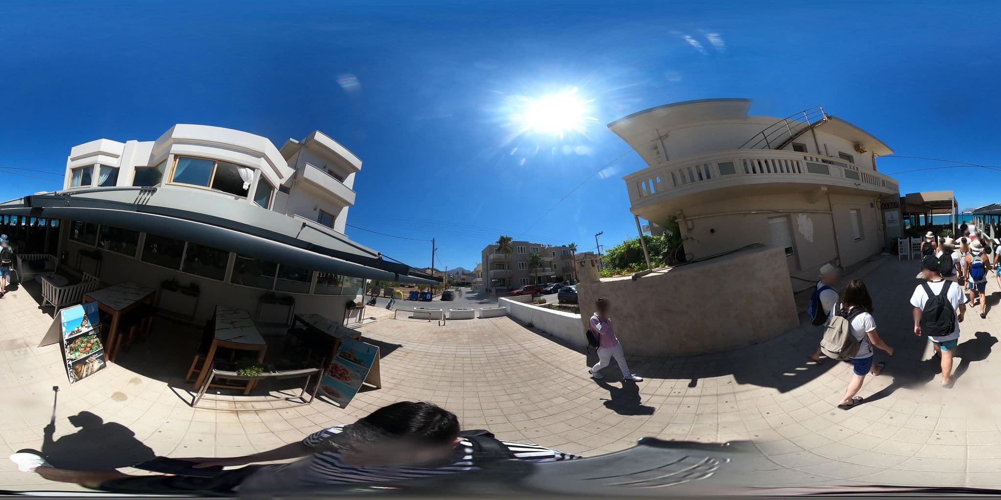 Street view near Mandy apartament rooms for rent, Kíssamos — © alexbartzokas (CC BY-SA · Mapillary)