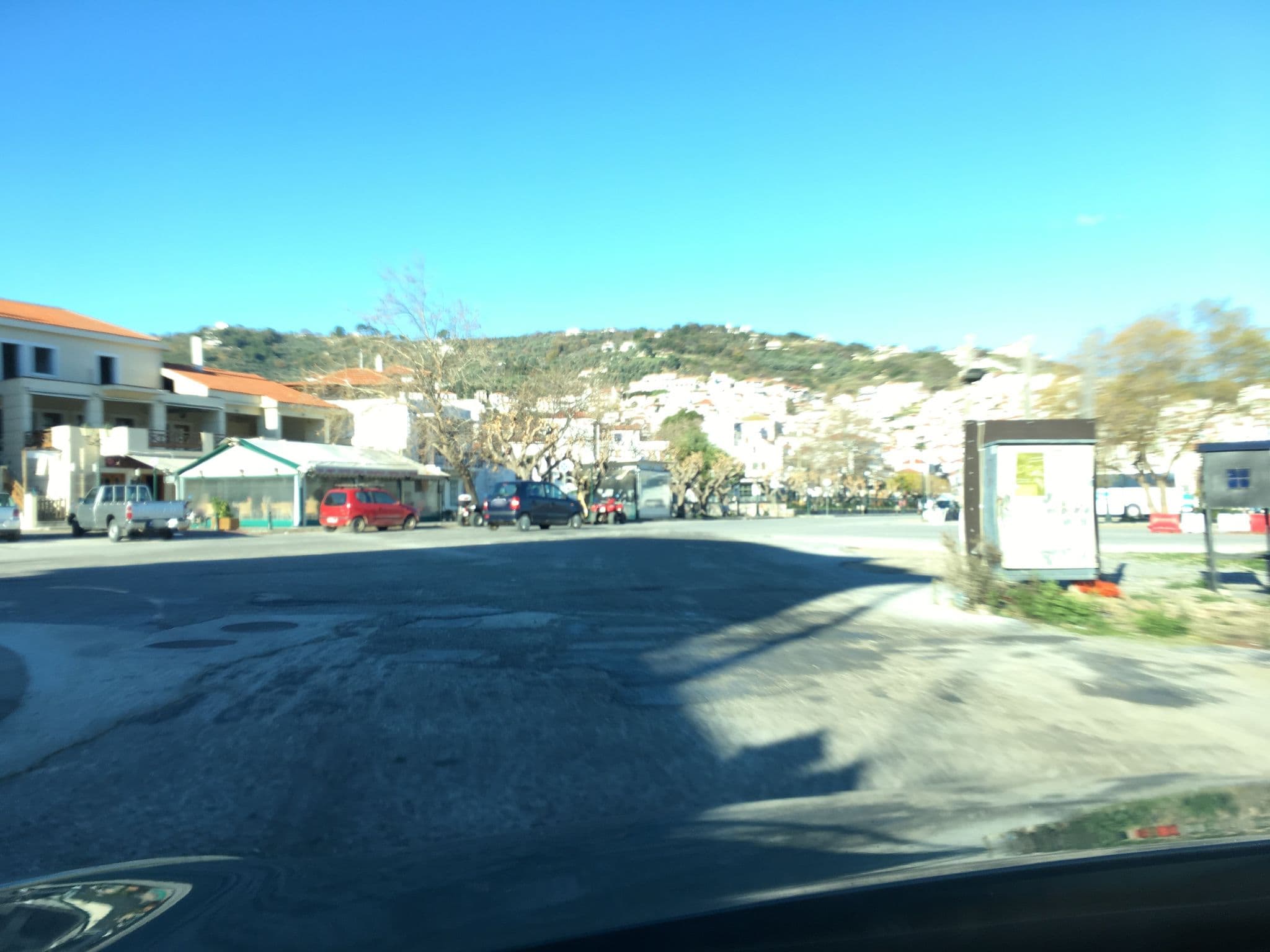 Street view near Hotel Akti, Skópelos — © wazer (CC BY-SA · Mapillary)