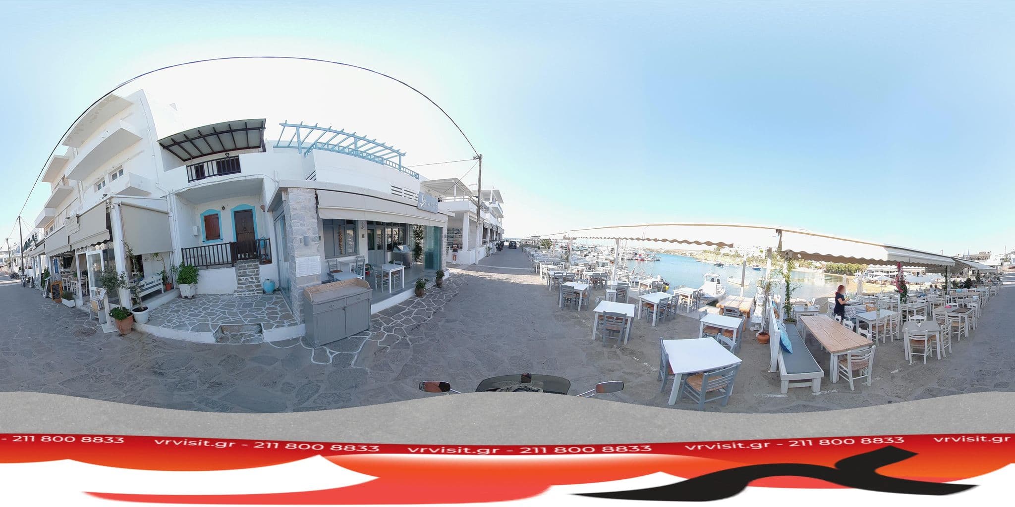 Street view near Hotel Katerina, Páros — © VRvisit (CC BY-SA · Mapillary)