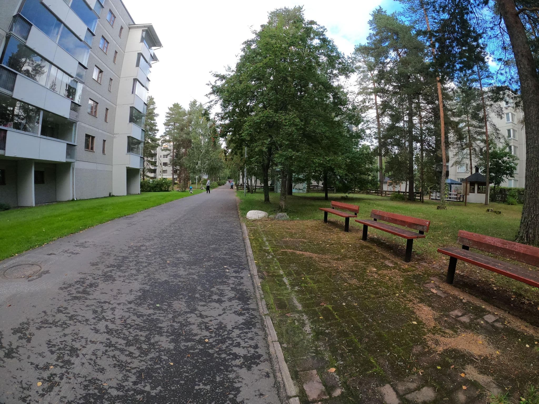 Street view near Hostel Ilmavirta&Lahti, Jyväskylä — © kulmalukko (CC BY-SA · Mapillary)