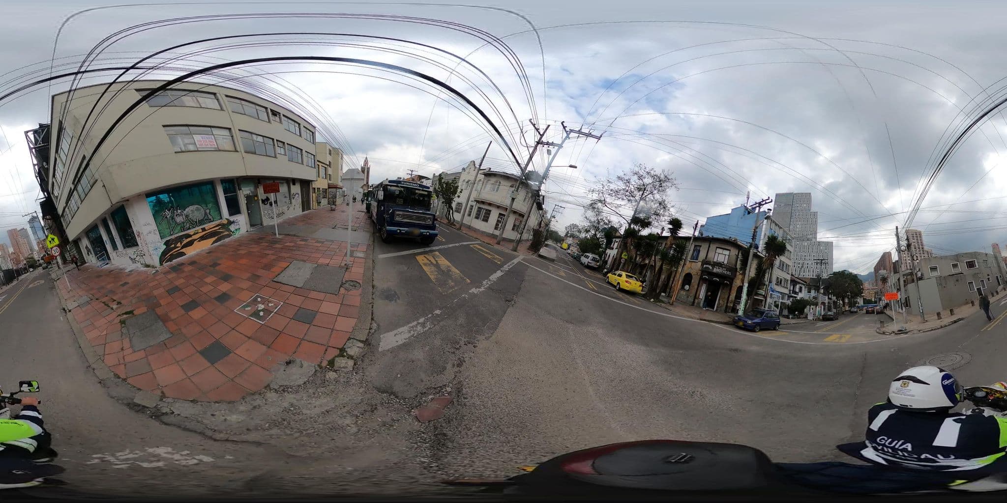 Street view near Hotel Maria Isabel, Bogotá