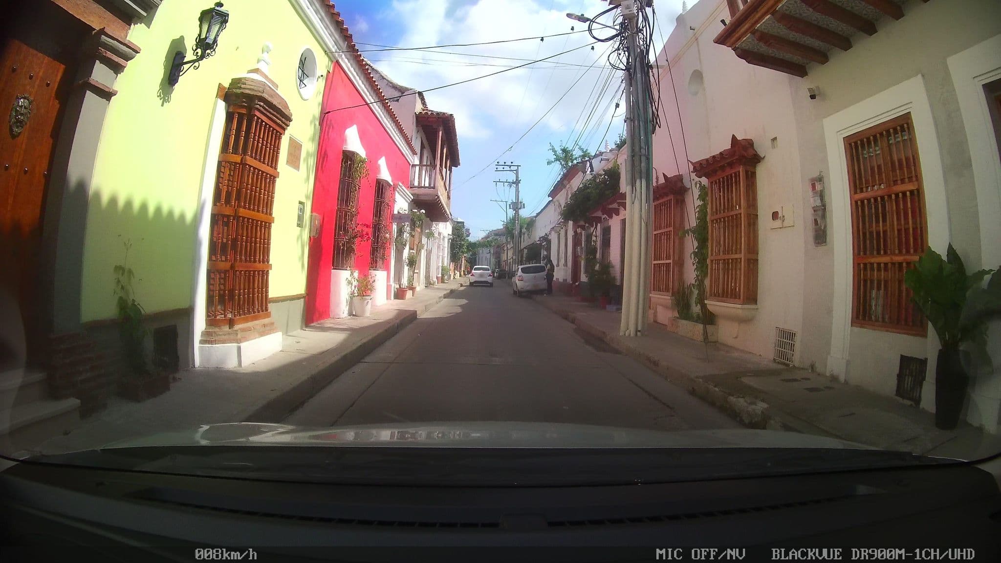 Street view near Casa Venita, Cartagena