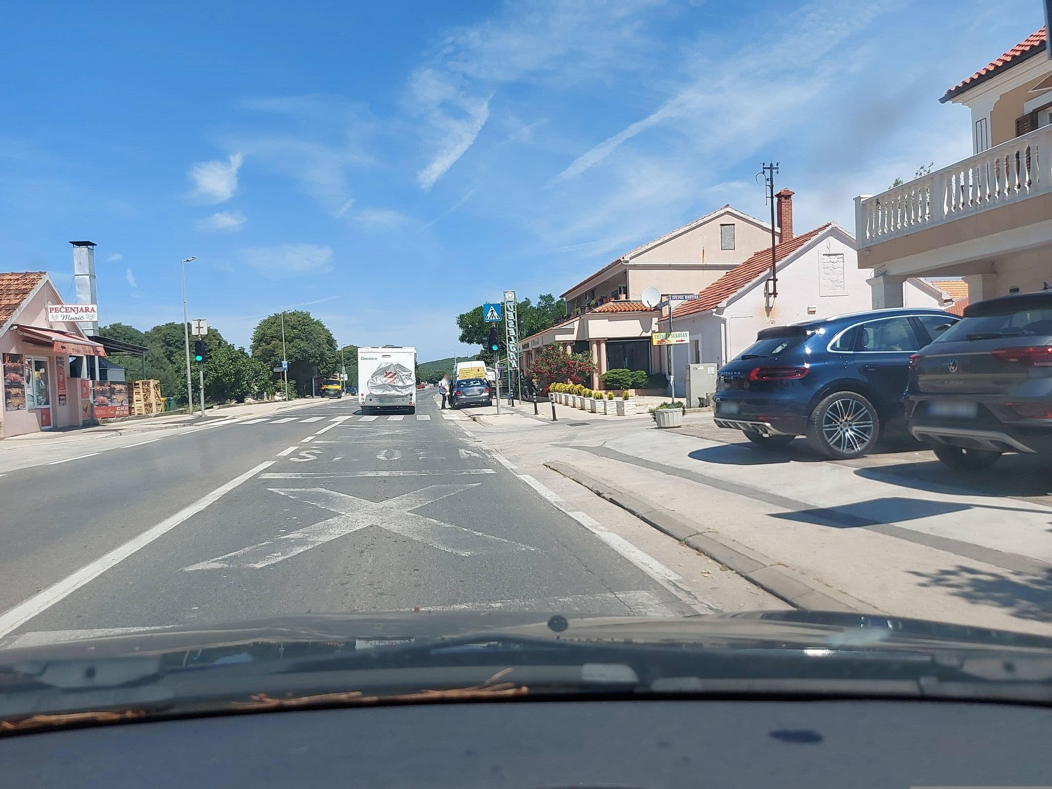 Street view near Apartments Neva Sukosan, Sukošan — © mik007 (CC BY-SA · Mapillary)