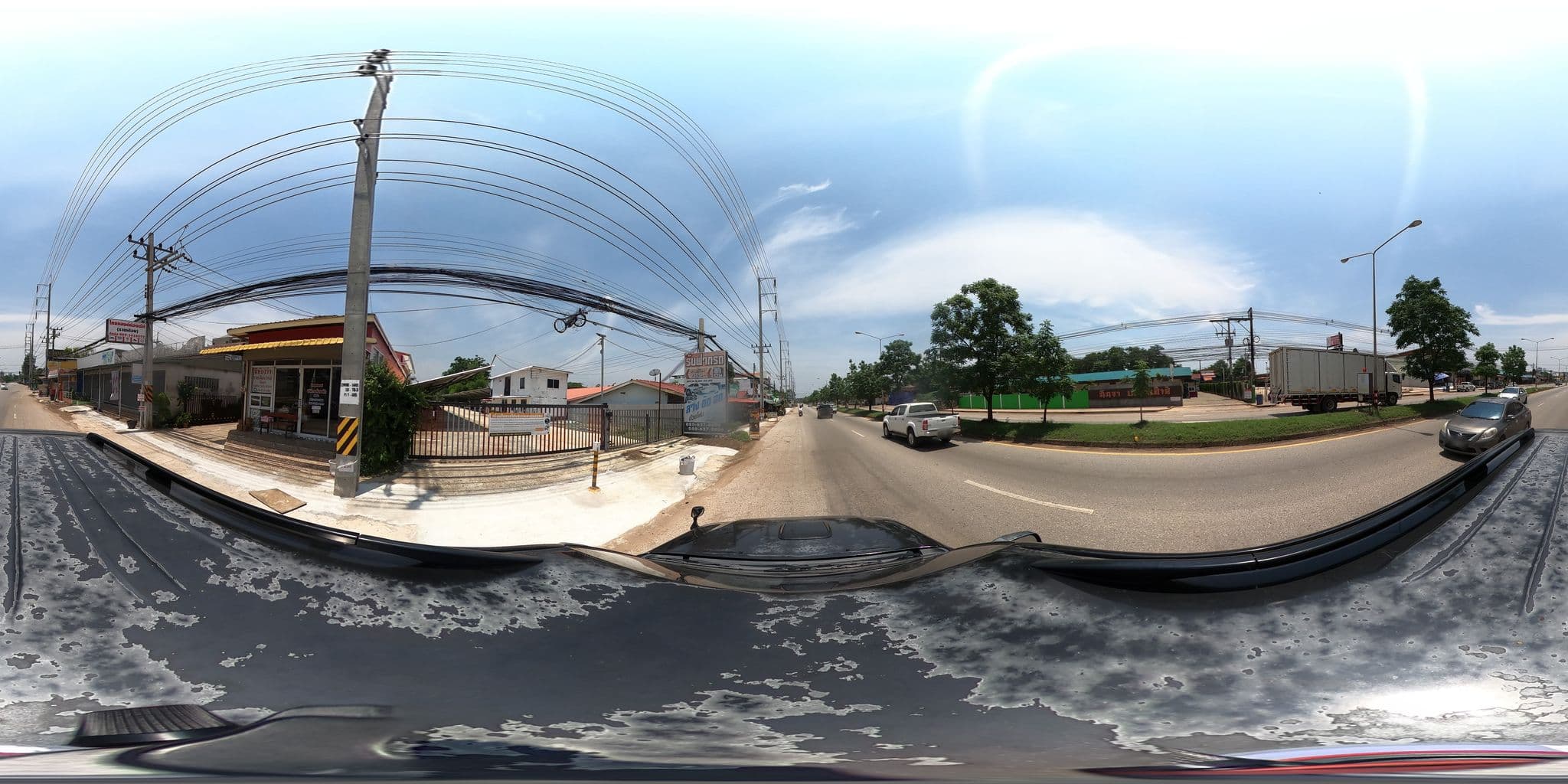 Street view near Ninja Guesthouse, Aranyaprathet — © nuttawutbunta (CC BY-SA · Mapillary)