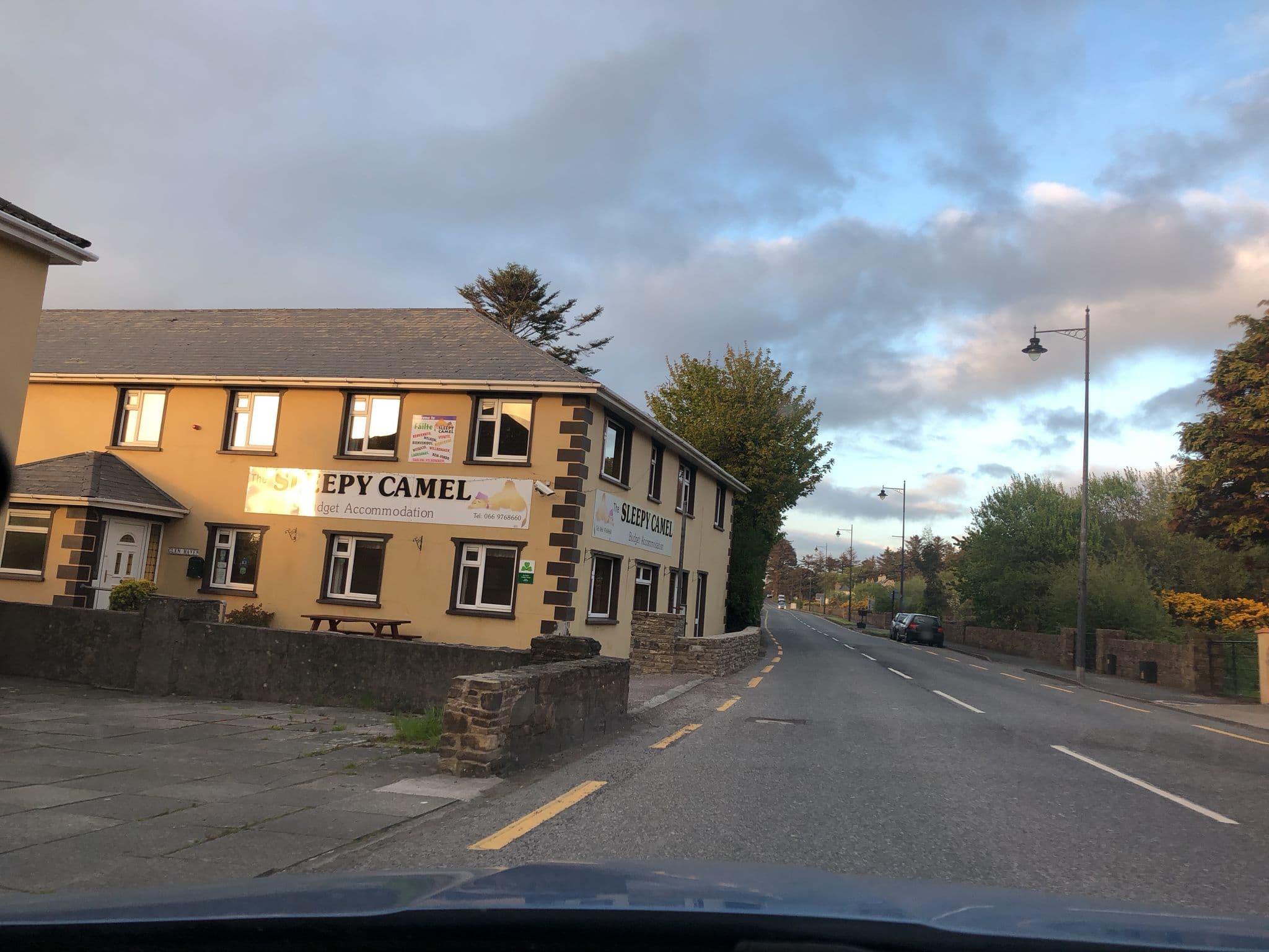 Street view near The Sleeping Camel, Killorglin — © stefan005 (CC BY-SA · Mapillary)