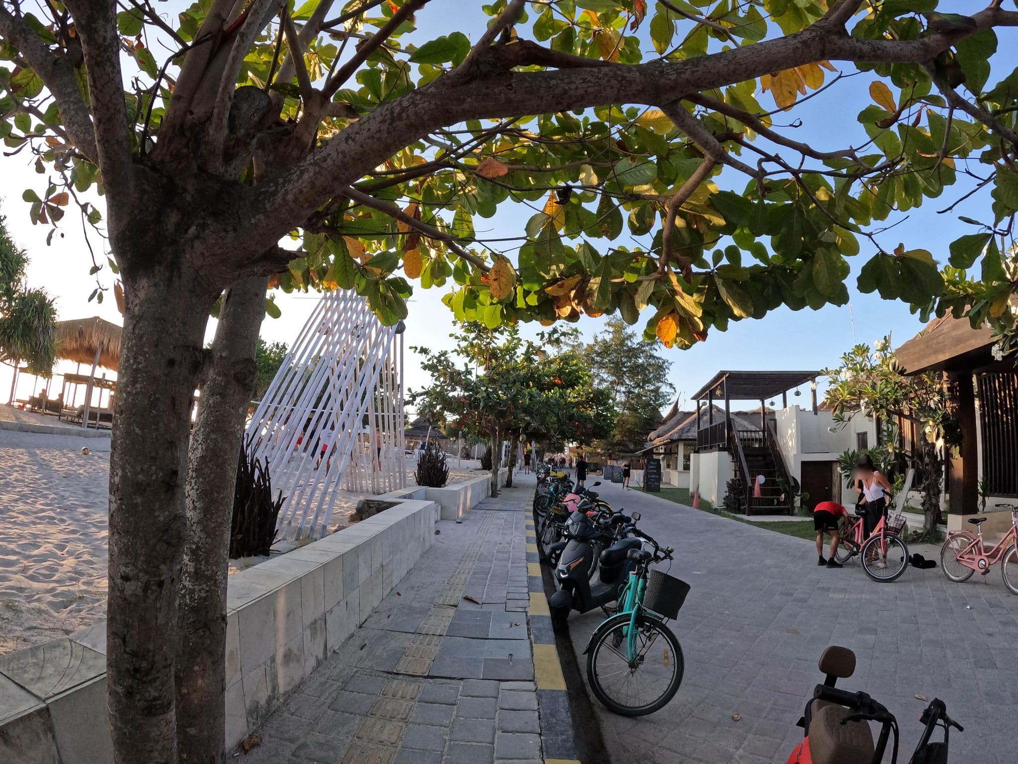 Street view near Mala Garden resort & spa, Gili Trawangan