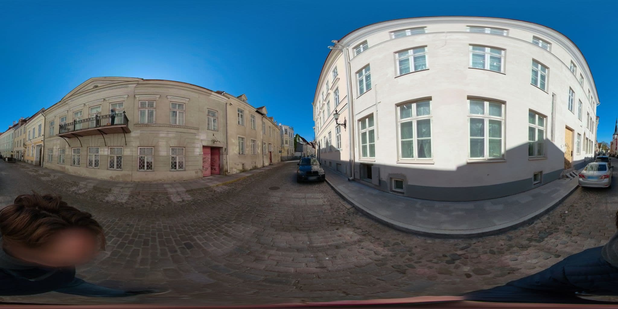Street view near Old Town Alur Hostel, Tallinn — © till (CC BY-SA · Mapillary)