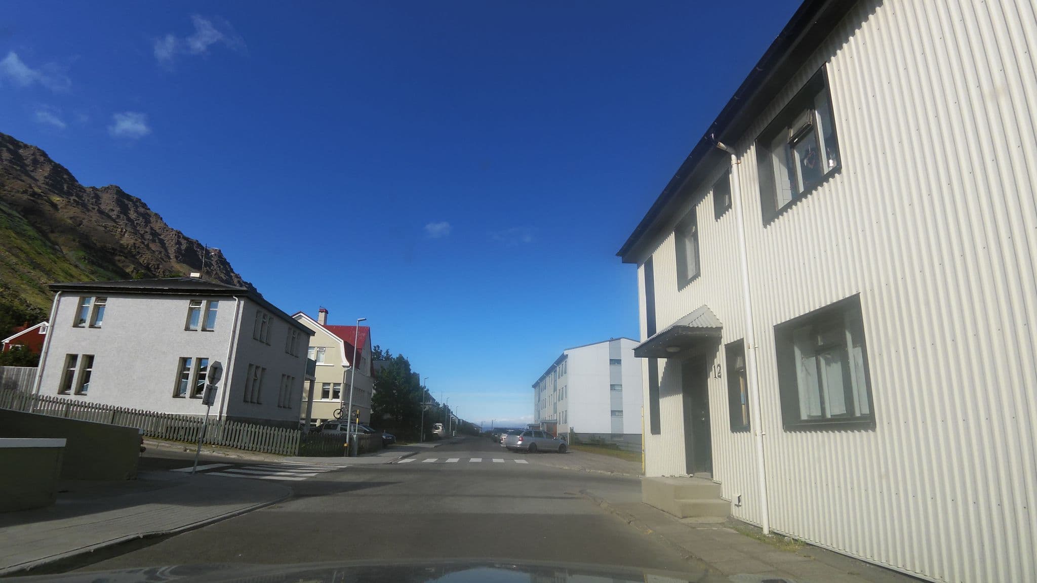 Street view near Comfy Guesthouse Westfjords, Ísafjörður — © stalfur (CC BY-SA · Mapillary)