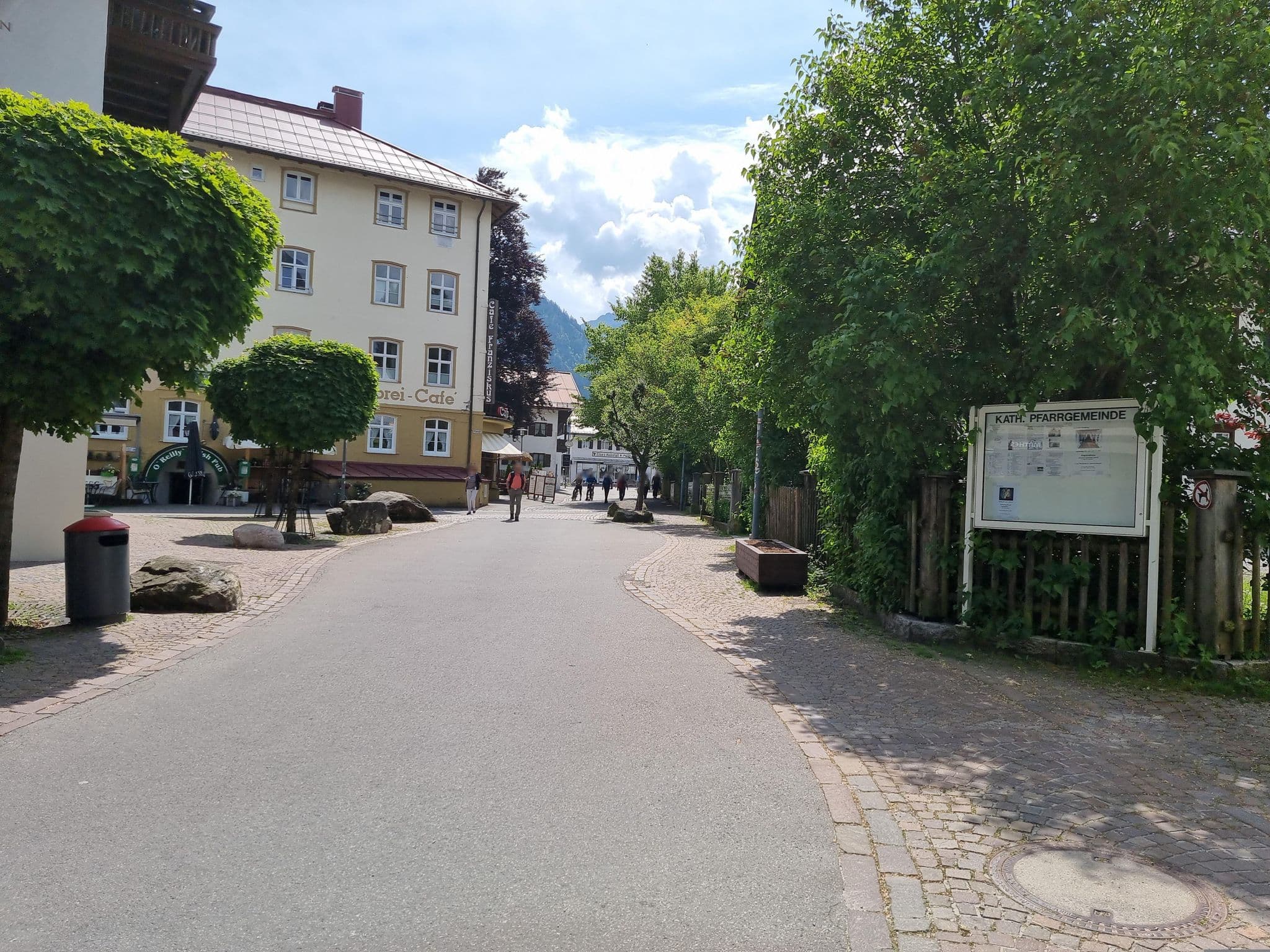 Street view near Haus Central, Oberstdorf