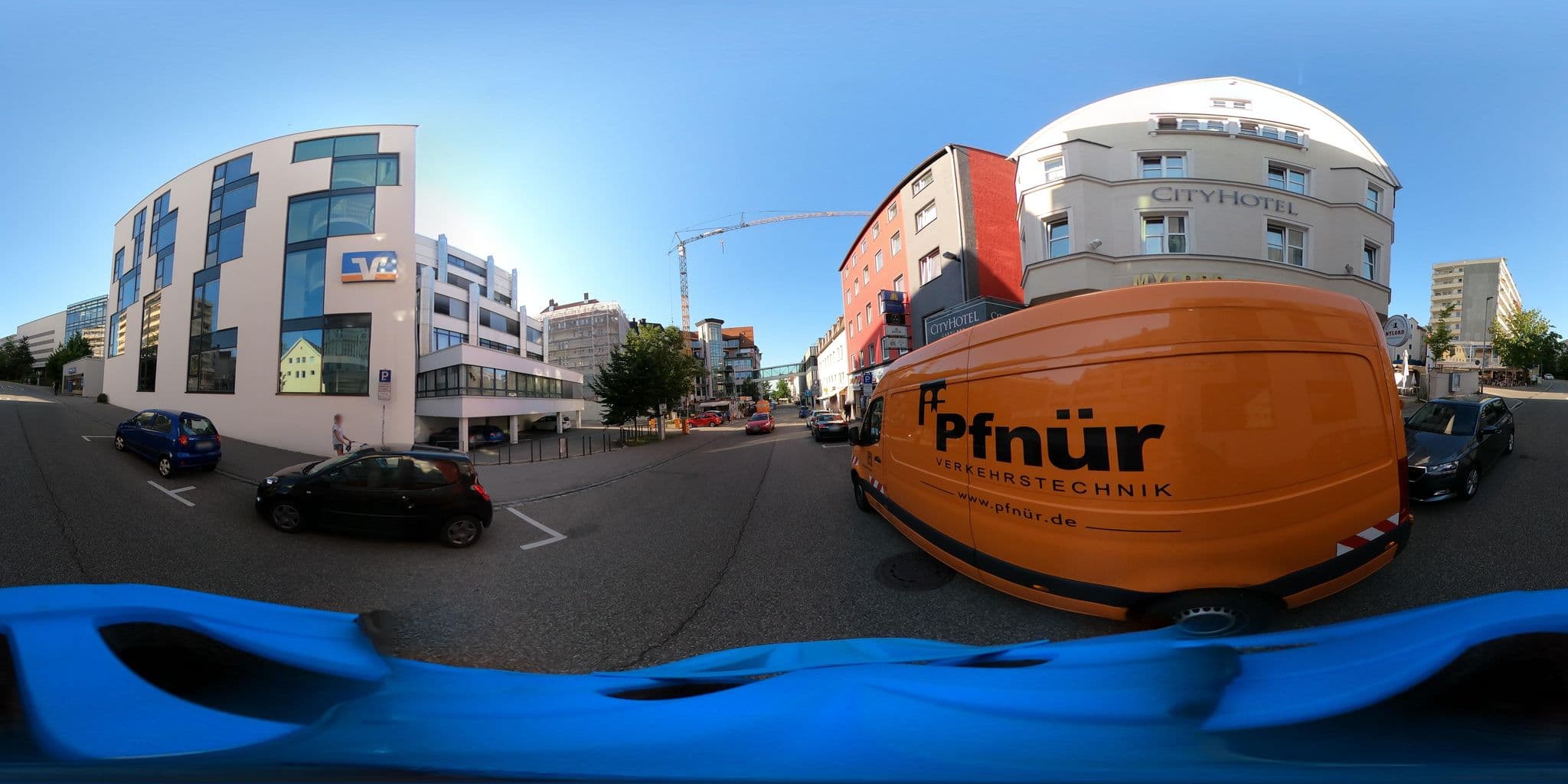 Street view near CityHotel, Kempten (Allgäu) — © aceini (CC BY-SA · Mapillary)