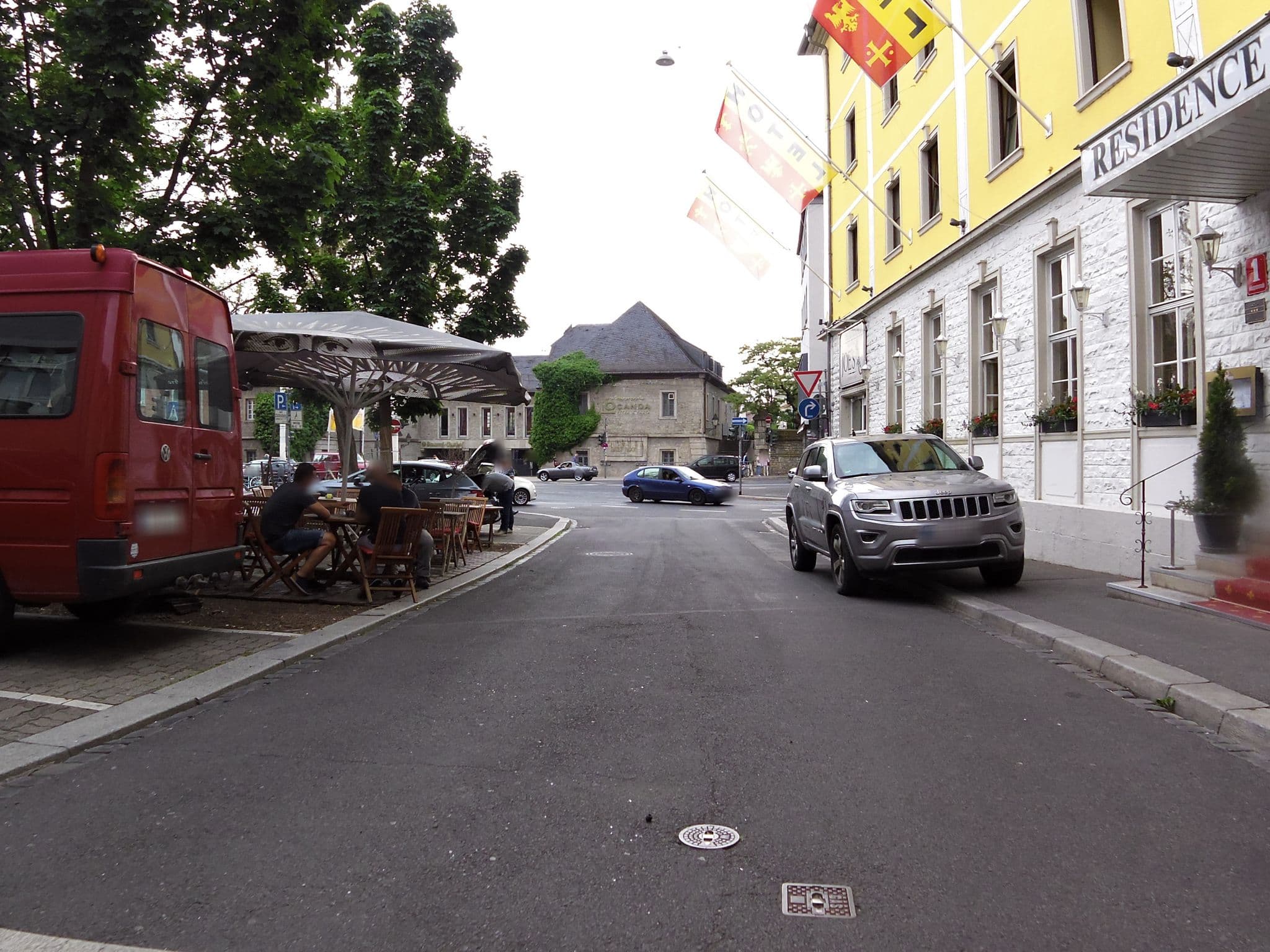 Street view near Residence, Würzburg — © zoegglmeyr (CC BY-SA · Mapillary)