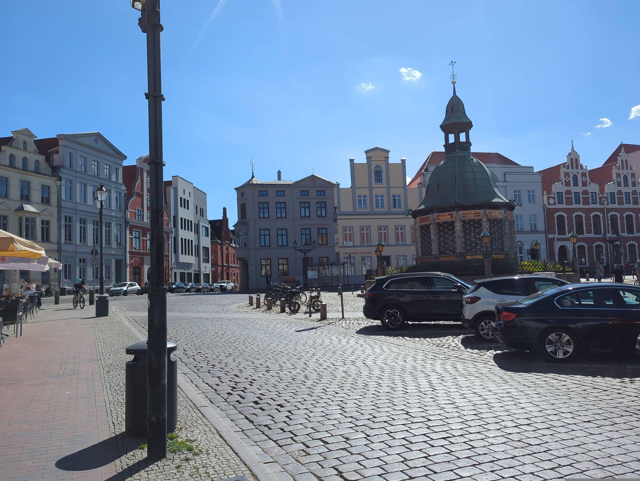 Street view near Reuterhaus, Wismar — © hotteliene (CC BY-SA · Mapillary)
