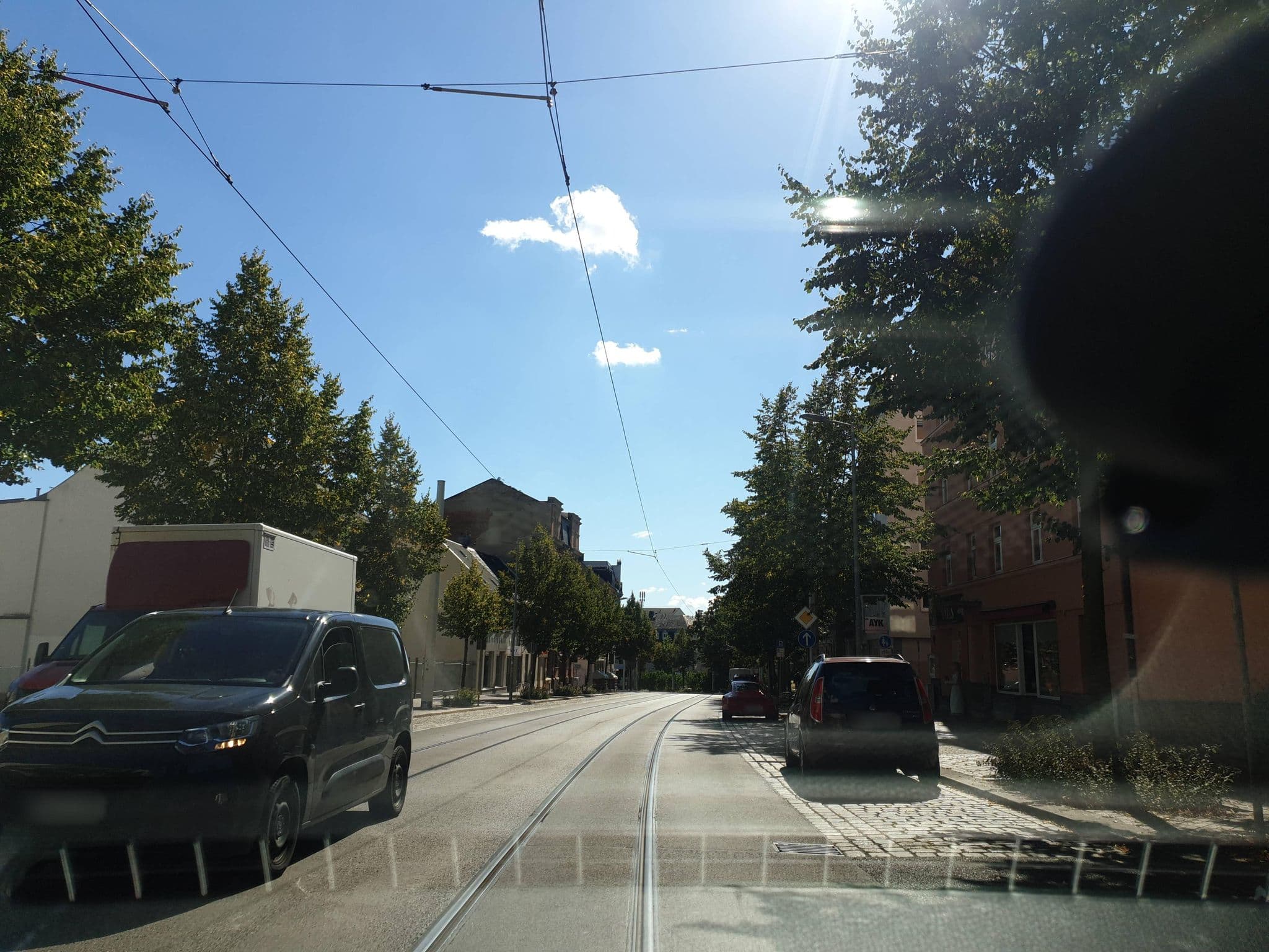 Street view near City Hotel Plauen, Plauen — © canislupus (CC BY-SA · Mapillary)