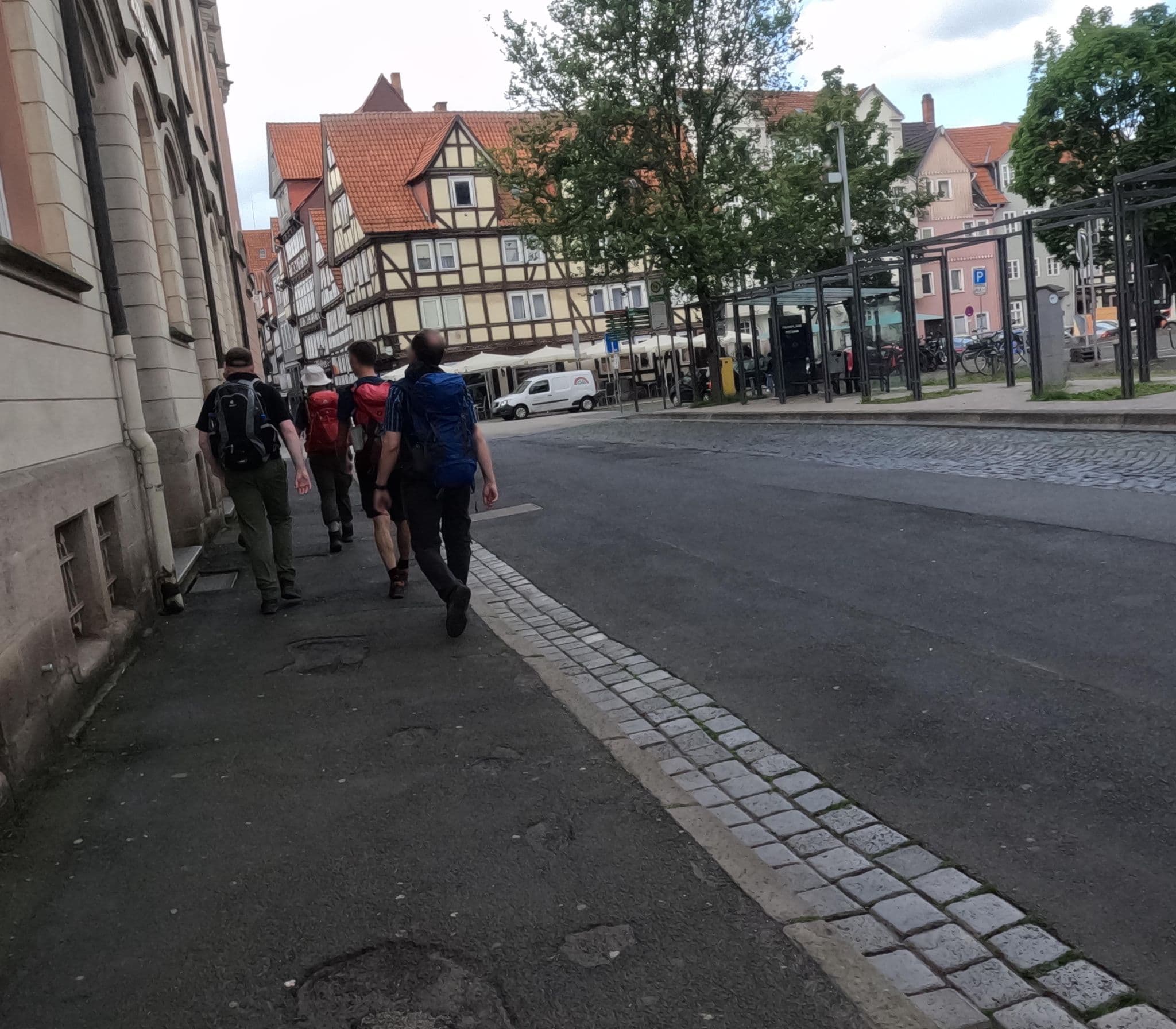Street view near Jugendgästebereich im Geschwister-Scholl-Haus, Hannoversch Münden — © chuck (CC BY-SA · Mapillary)