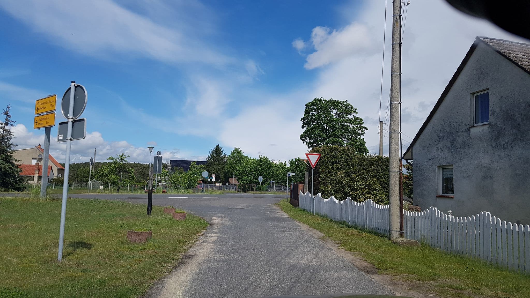 Street view near Pension Rosengarten, Lubin — © dsmm (CC BY-SA · Mapillary)