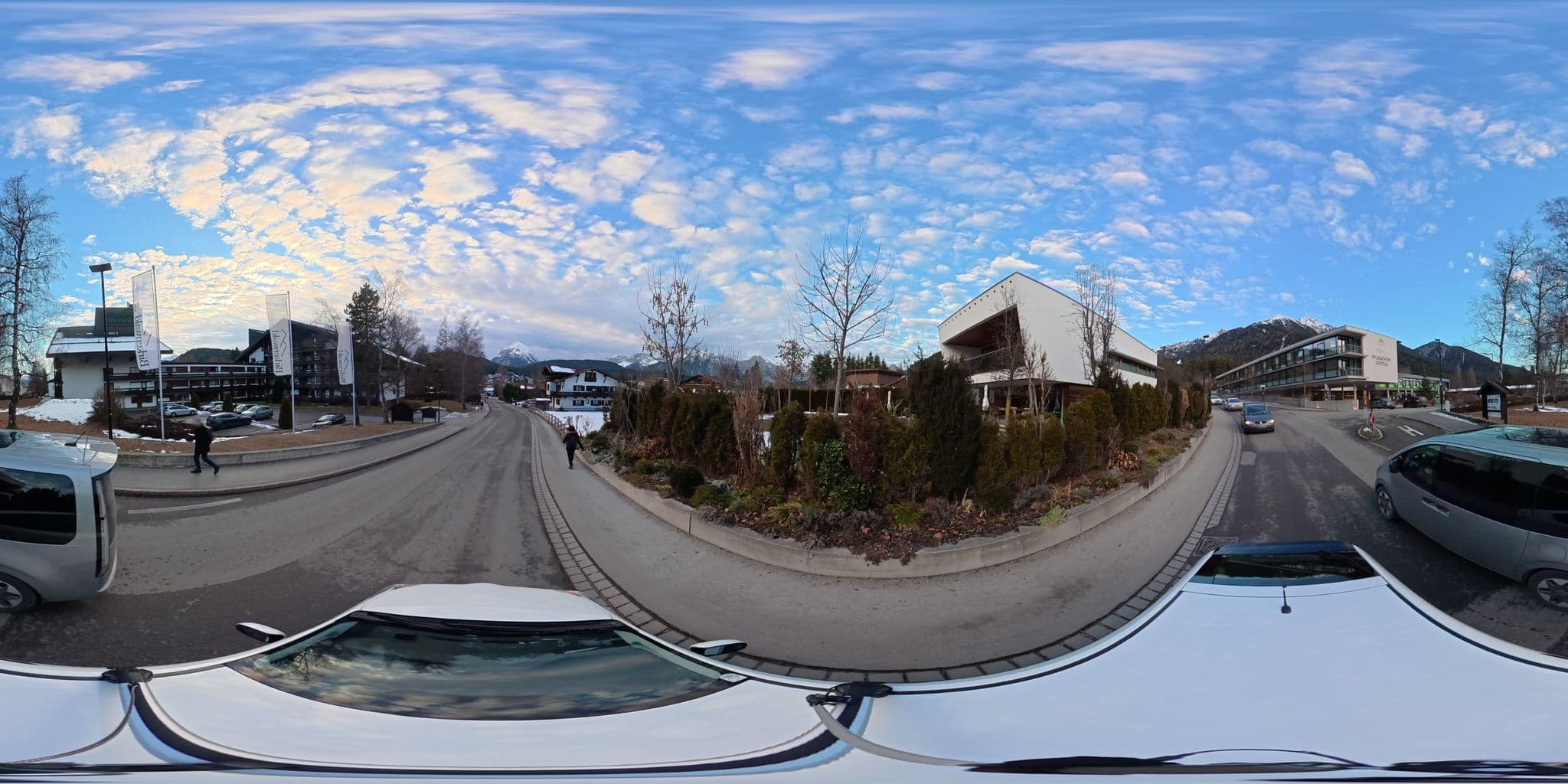 Street view near Haus Katharina, Seefeld in Tirol